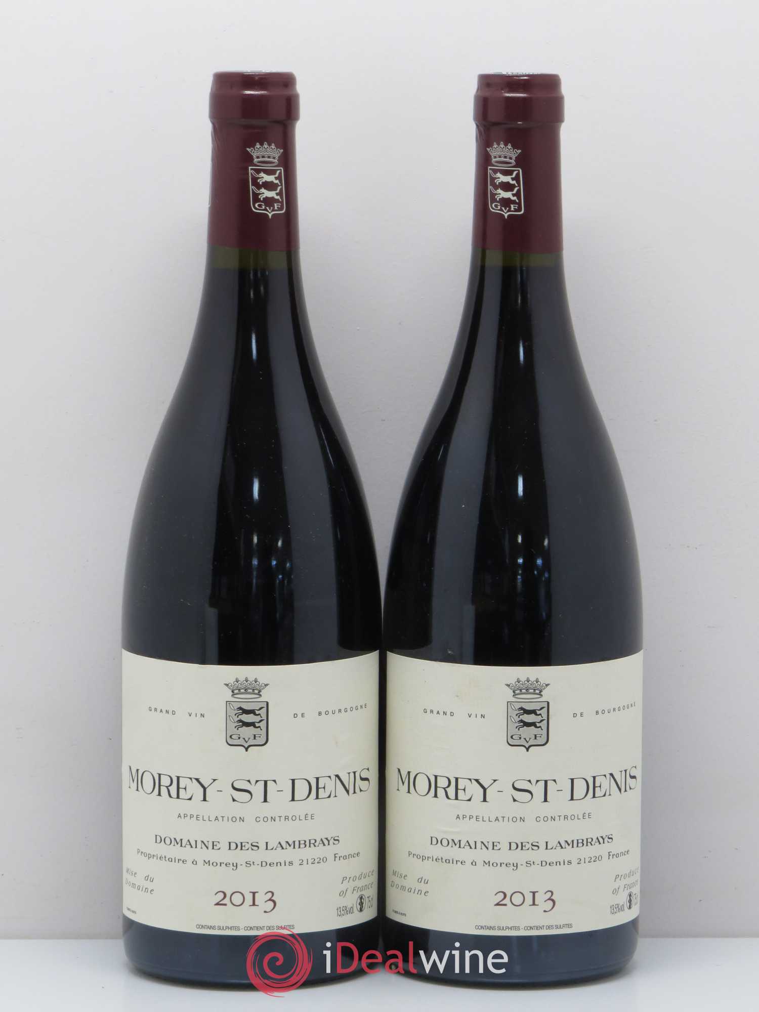 Morey-Saint-Denis Domaine des Lambrays (senza prezzo di riserva) 2013 - Lotto di 2 bottiglie - 0