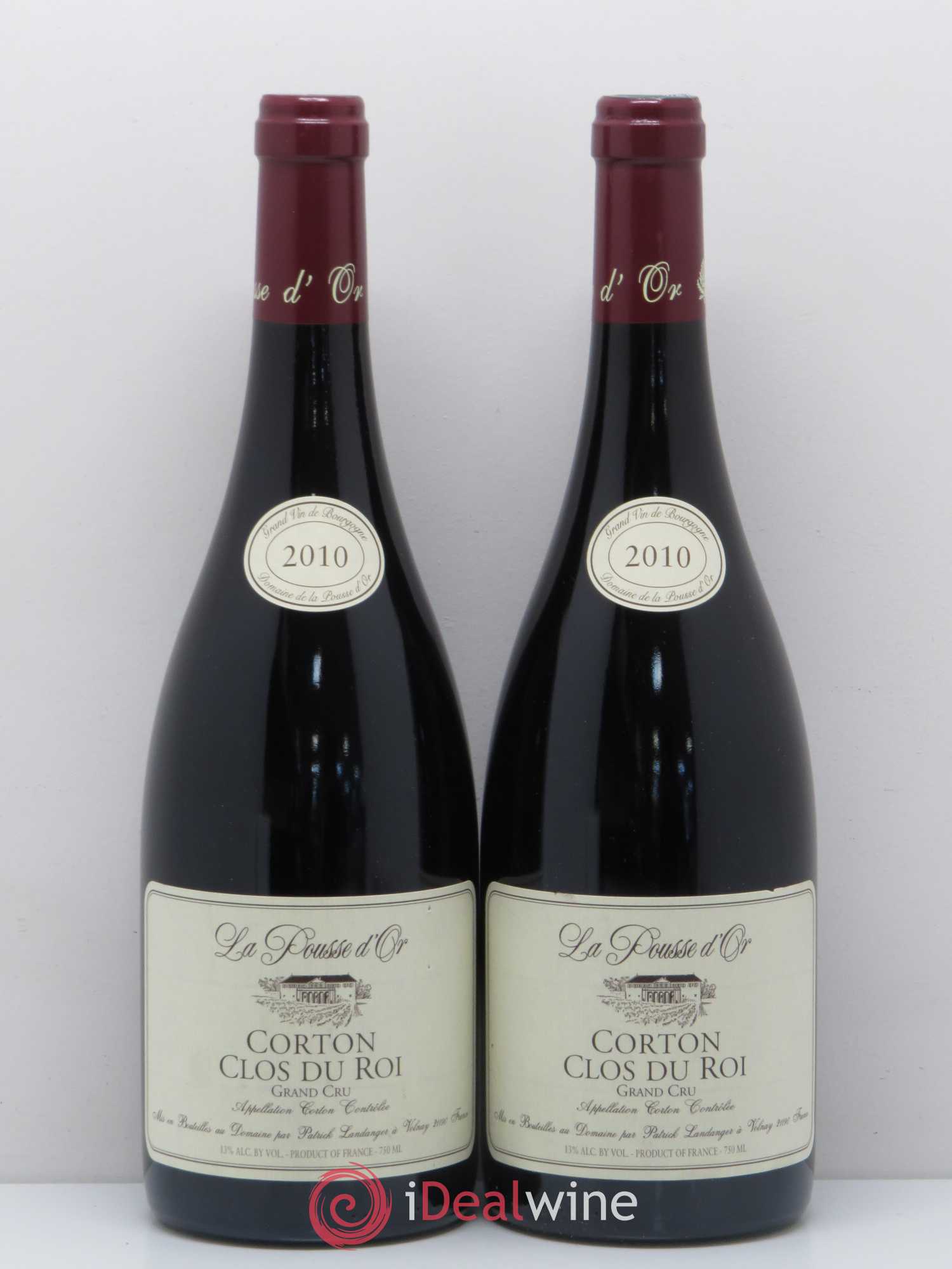 Corton Grand Cru Clos du Roi La Pousse d'Or (Domaine de) 2010 - Lot de 2 bouteilles - 0