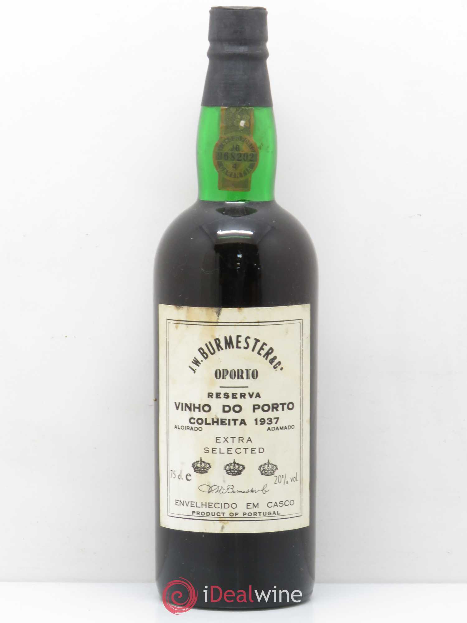 Porto Colheita Burmester 1937 - Lot de 1 bouteille - 0
