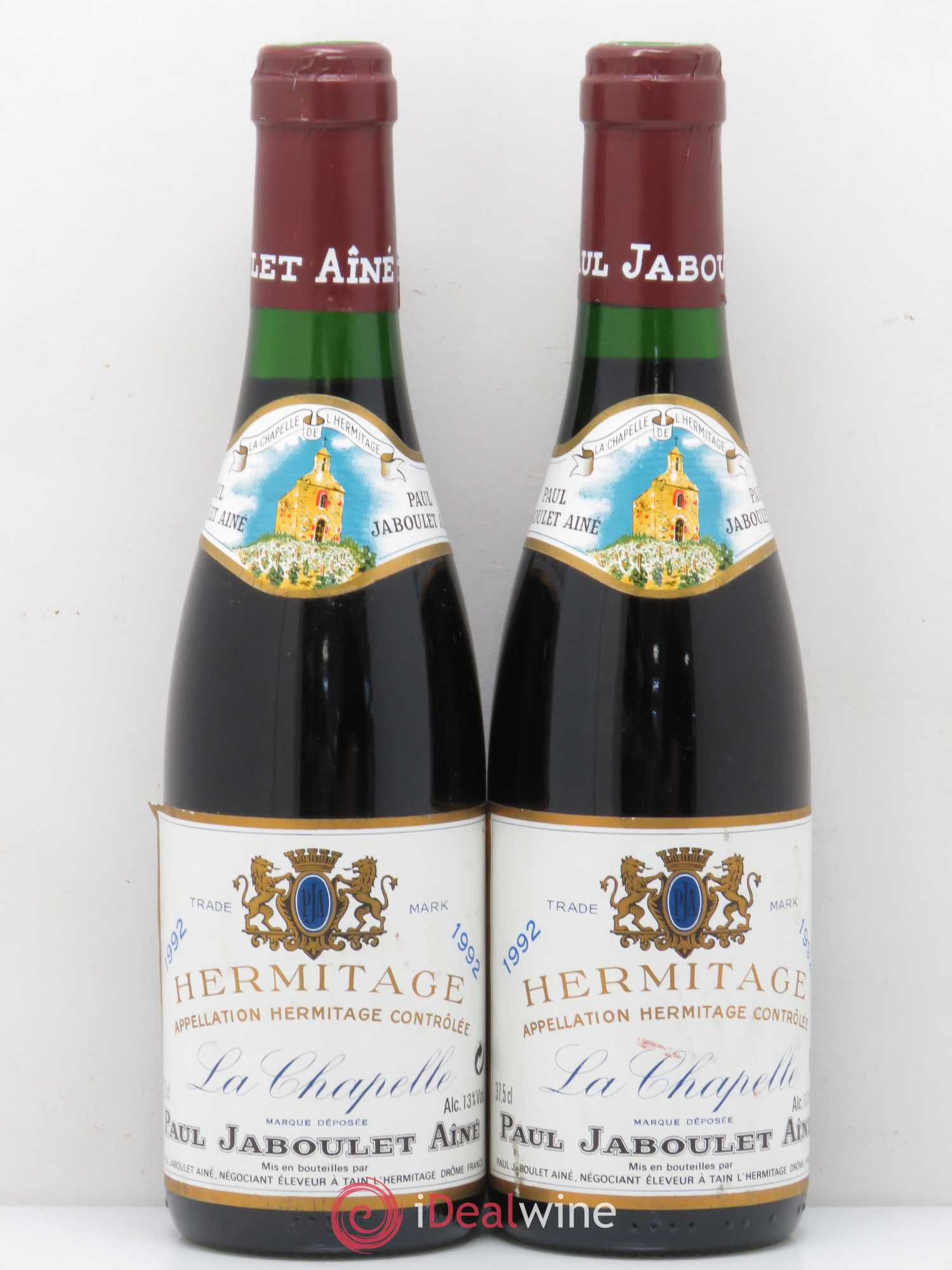 Hermitage La Chapelle Paul Jaboulet Ainé (sans prix de réserve) 1992 - Lot de 2 demi bouteilles - 0
