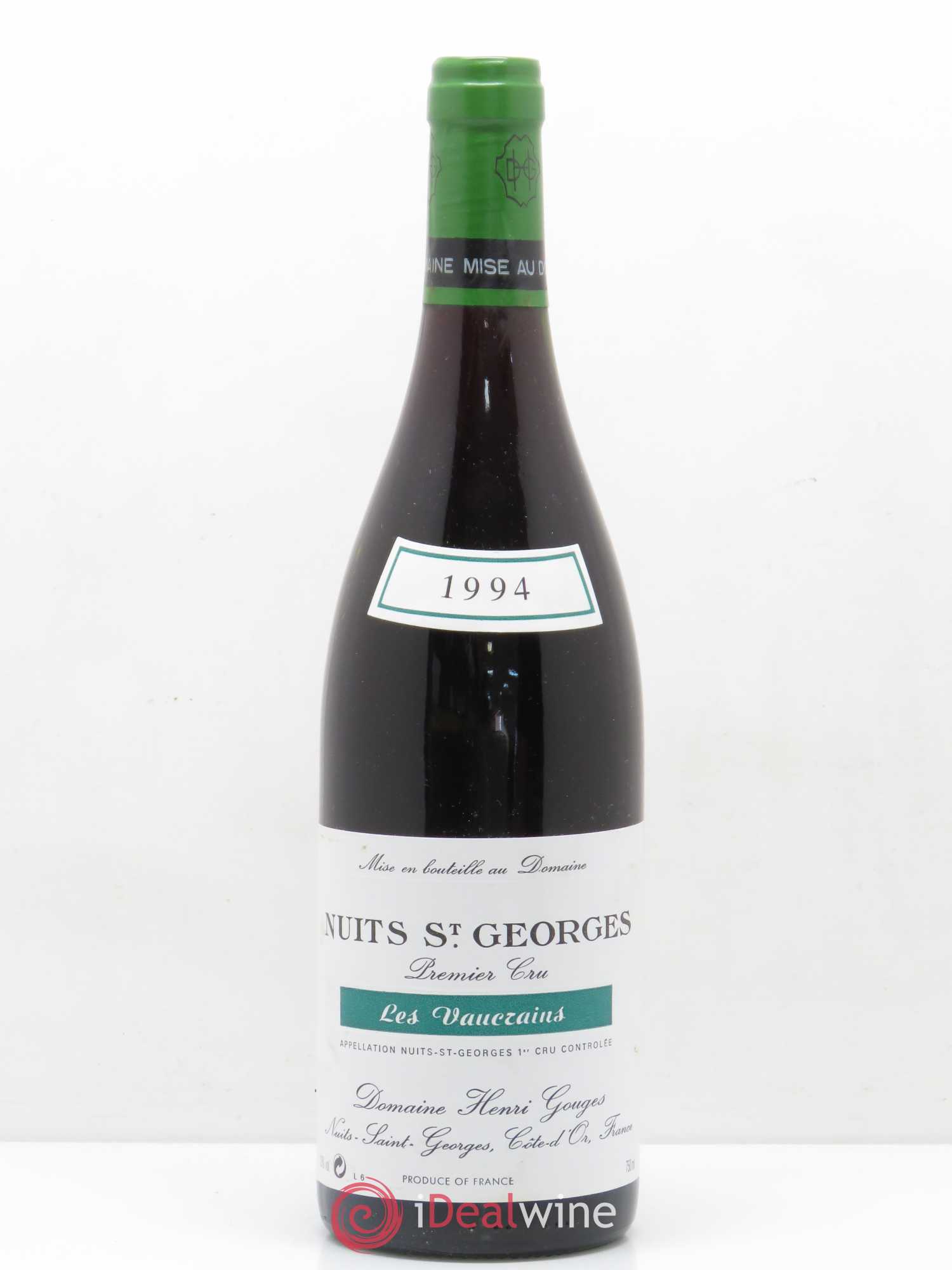 Nuits-Saint-Georges 1er Cru Les Vaucrains Henri Gouges (sans prix de réserve) 1994 - Lot de 1 bouteille - 0