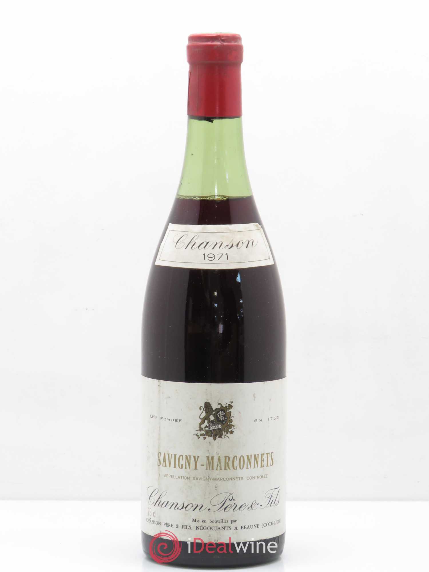 Savigny-lès-Beaune Marconnets Maison Chanson (sans prix de réserve) 1971 - Posten von 1 Flasche - 0