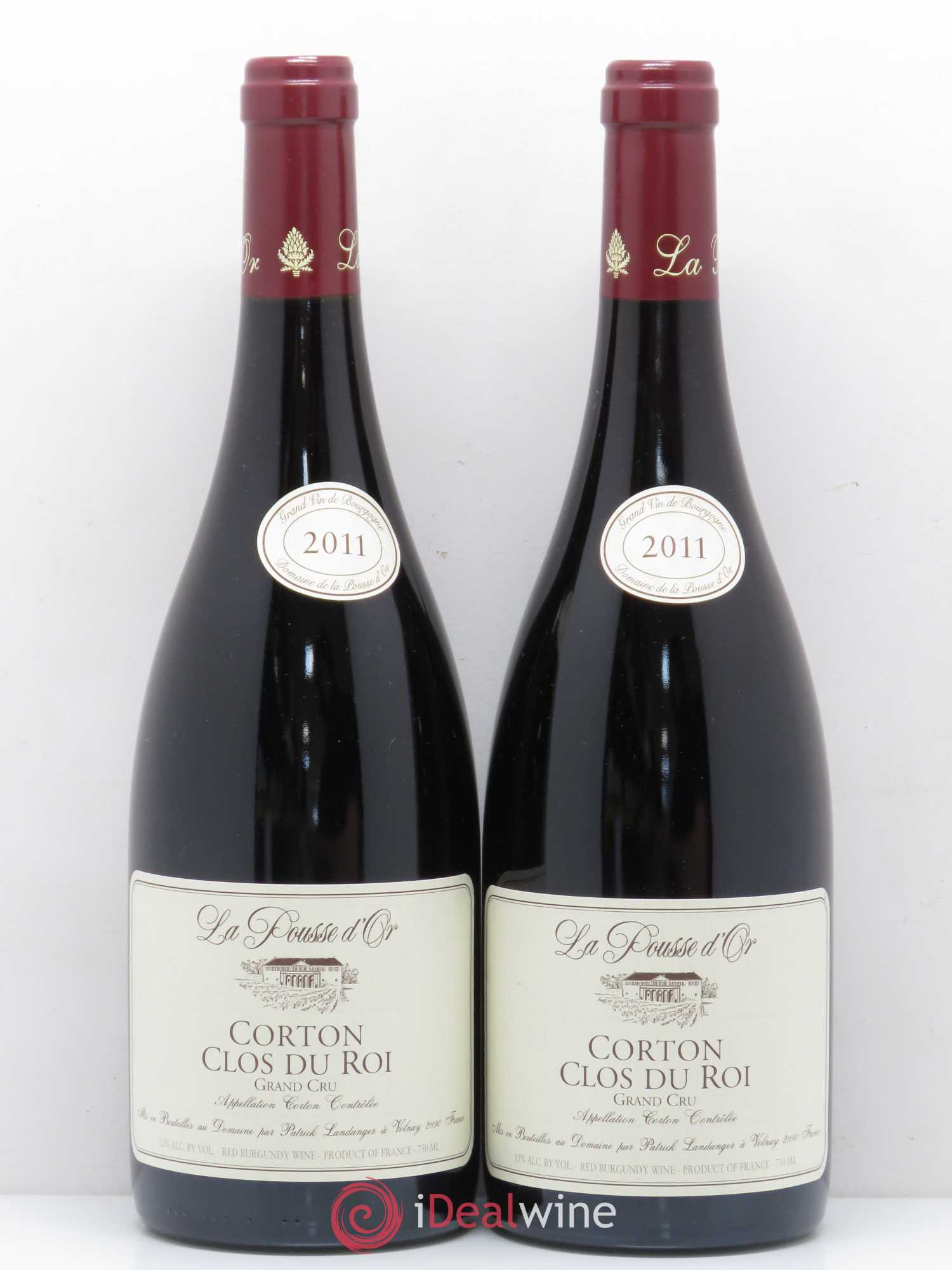 Corton Grand Cru Clos du Roi La Pousse d'Or (Domaine de) (sans prix de réserve) 2011 - Lot de 2 bouteilles - 0