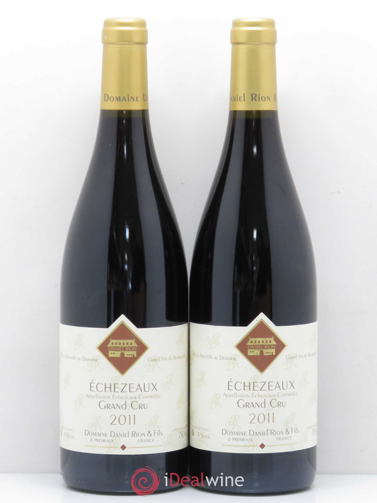 Echezeaux Grand Cru Domaine Daniel Rion (sans prix de réserve) 2011 - Lot de 2 bouteilles - 0