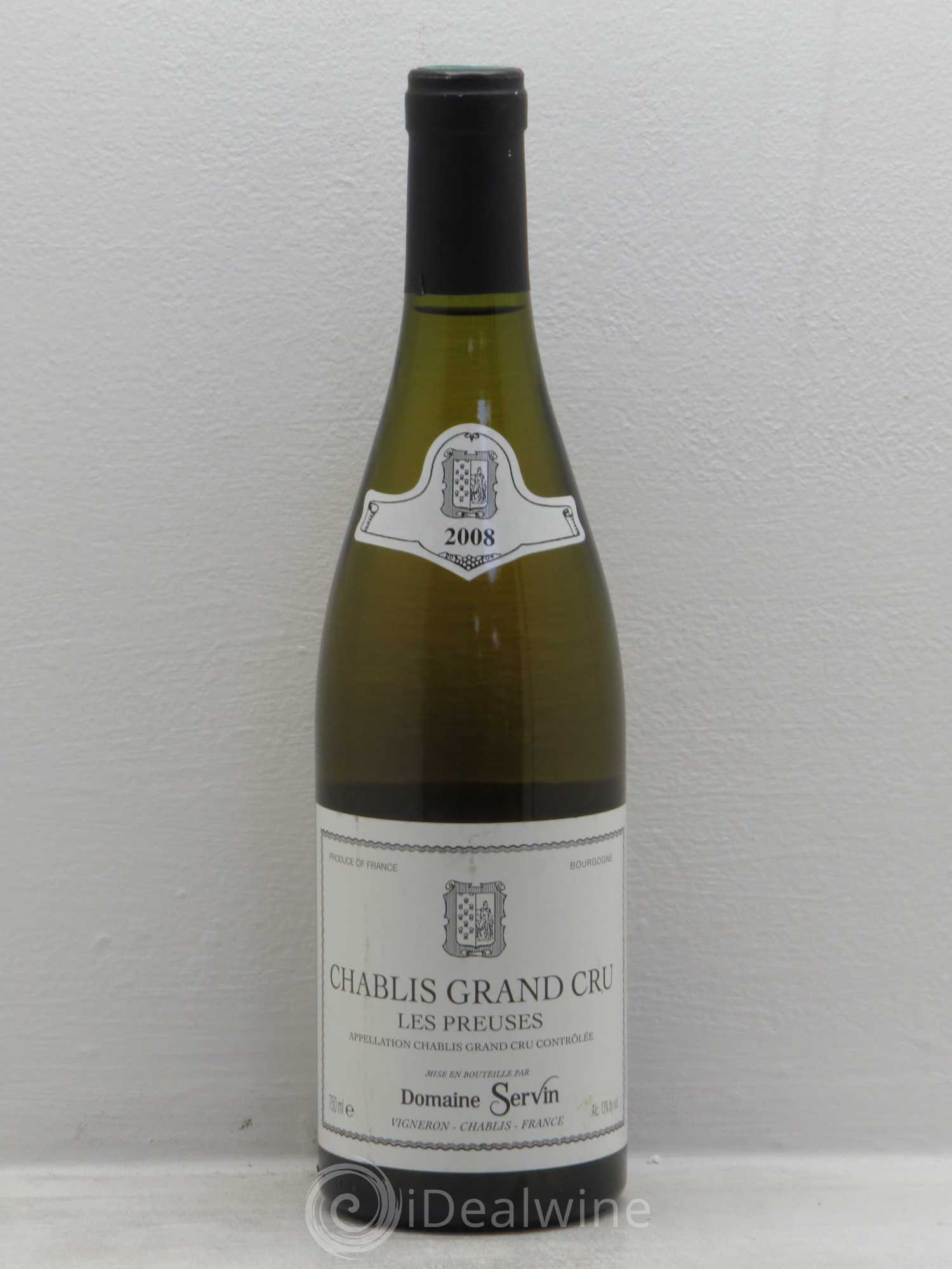 Chablis Grand Cru Servin 2008 - Posten von 1 Flasche - 0