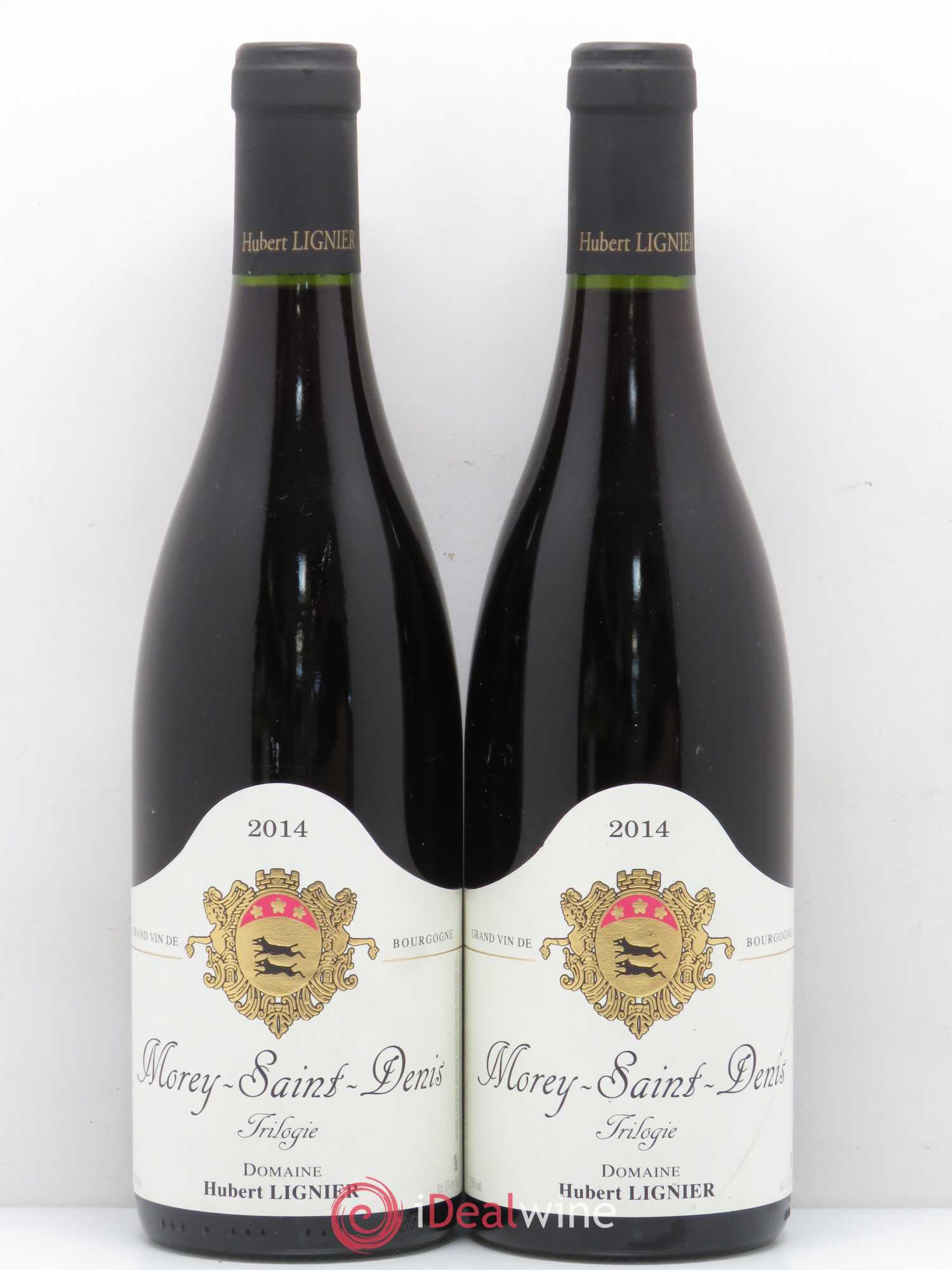 Morey-Saint-Denis Trilogie Domaine Hubert Lignier (sans prix de réserve) 2014 - Posten von 2 Flaschen - 0