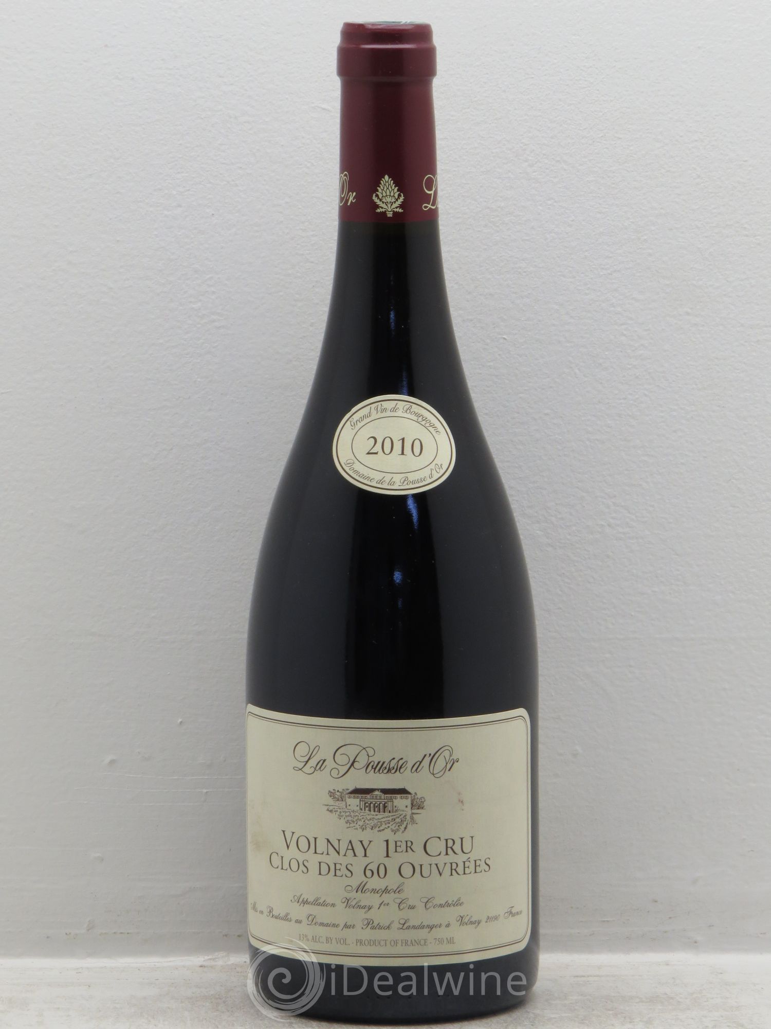 Volnay 1er Cru Clos des 60 ouvrées La Pousse d'Or (Domaine de) 2010 - Lot de 6 bouteilles - 0