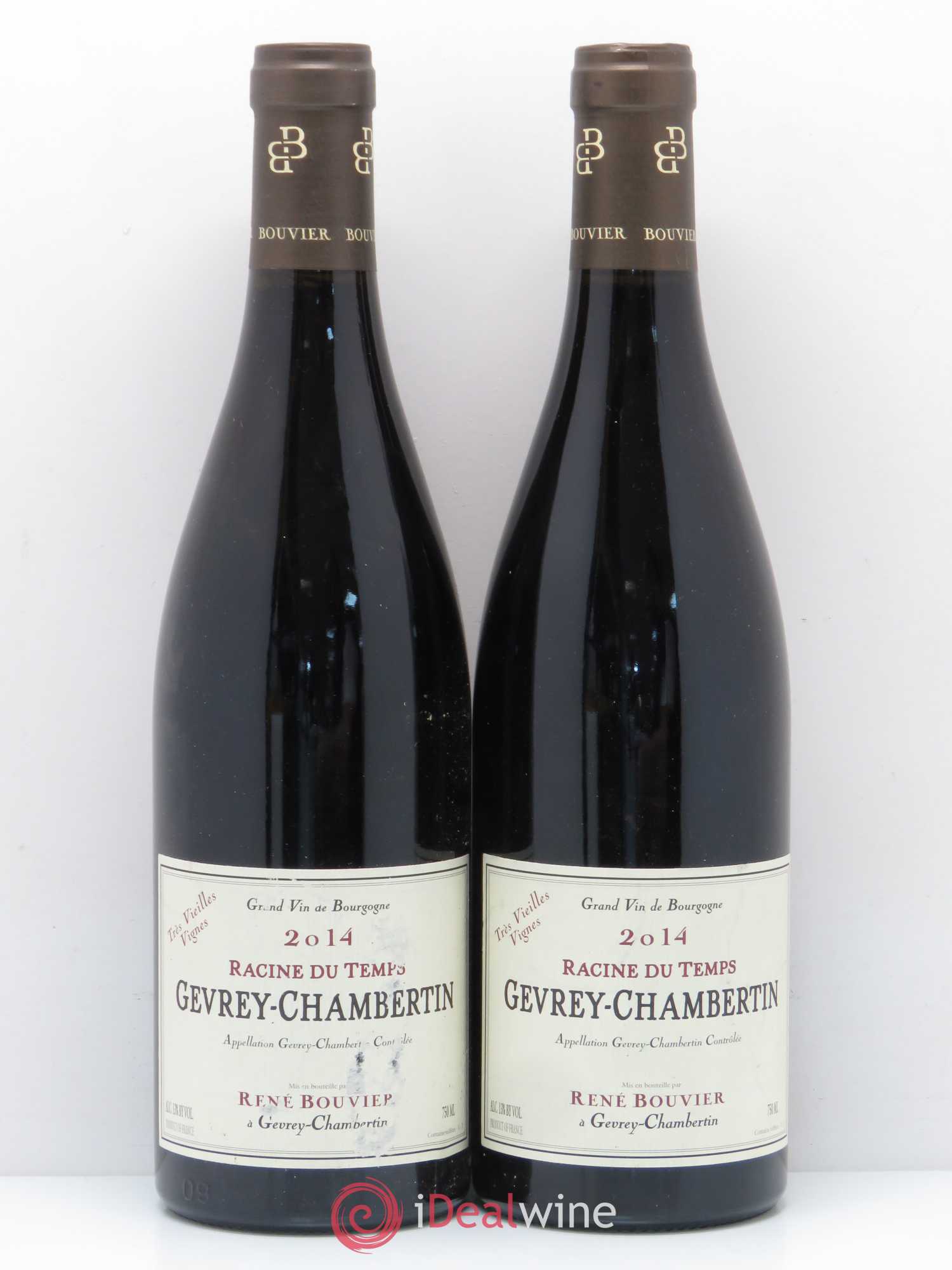 Gevrey-Chambertin Racines du Temps Domaine Rene Bouvier (sans prix de réserve) 2014 - Lot de 2 bouteilles - 0