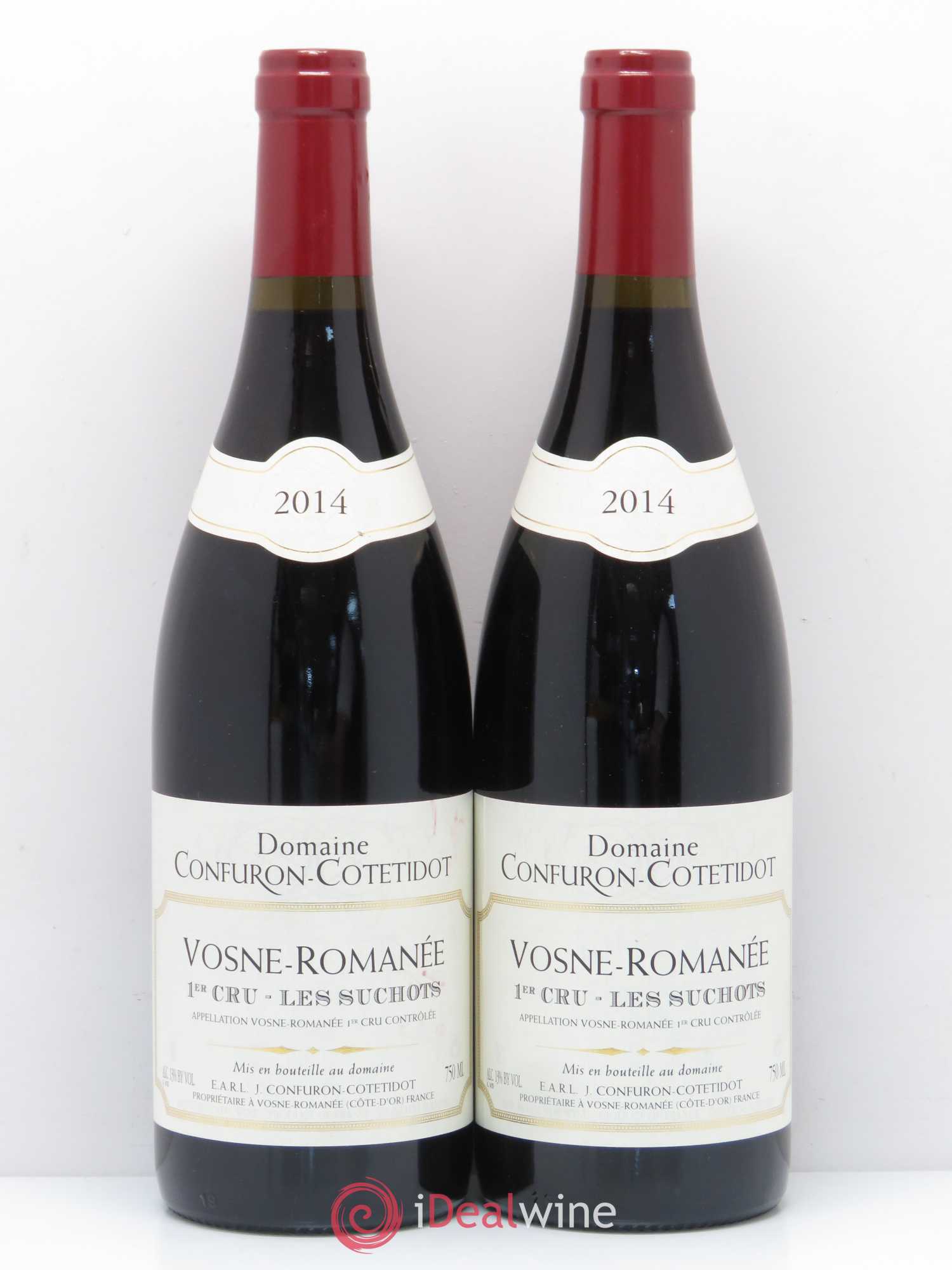 Vosne-Romanée 1er Cru Les Suchots Confuron-Cotetidot (sans prix de réserve) 2014 - Lot de 2 bouteilles - 0