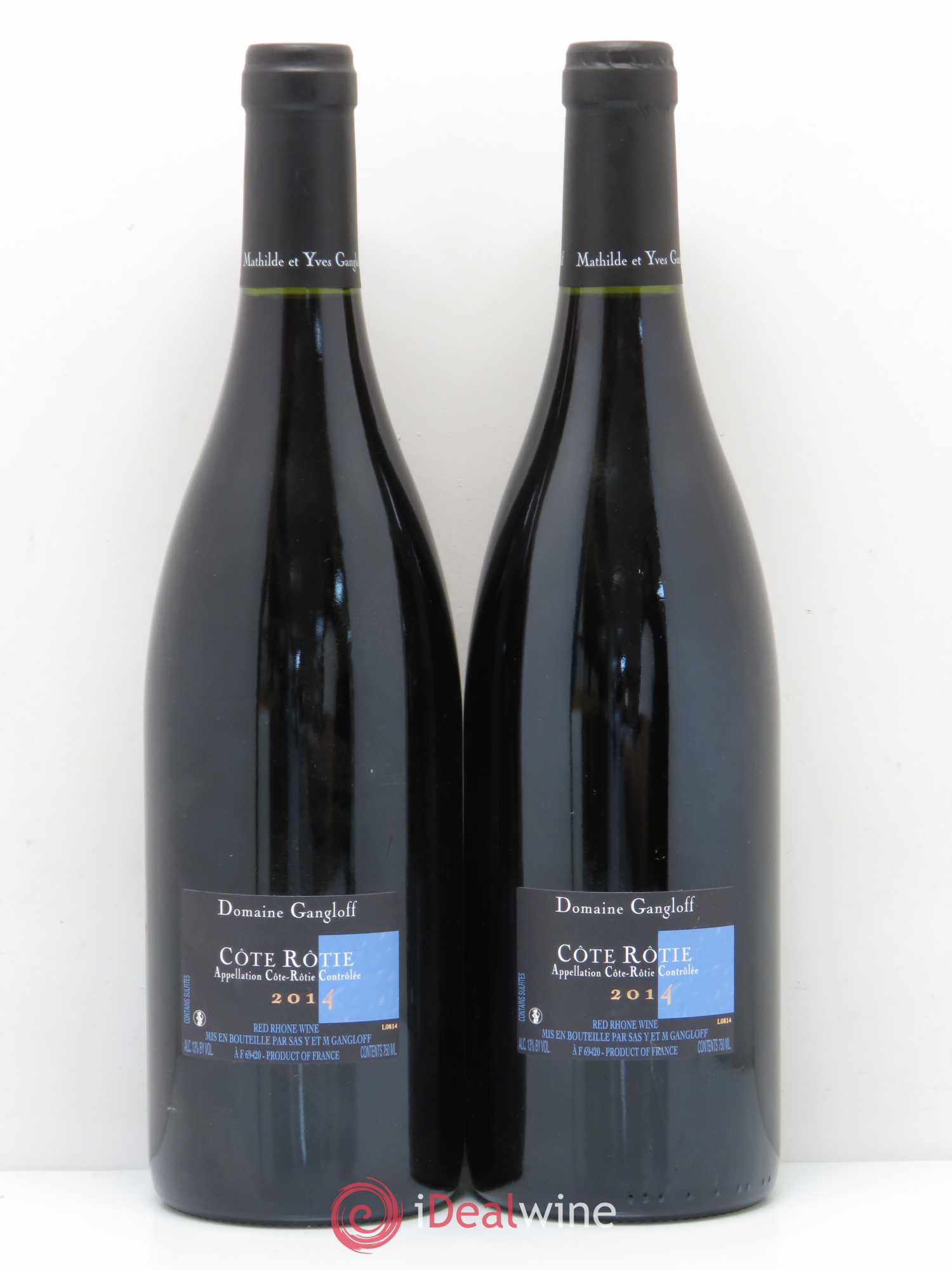 Côte-Rôtie La Barbarine Gangloff (Domaine) (sans prix de réserve) 2014 - Lot de 2 bouteilles - 1