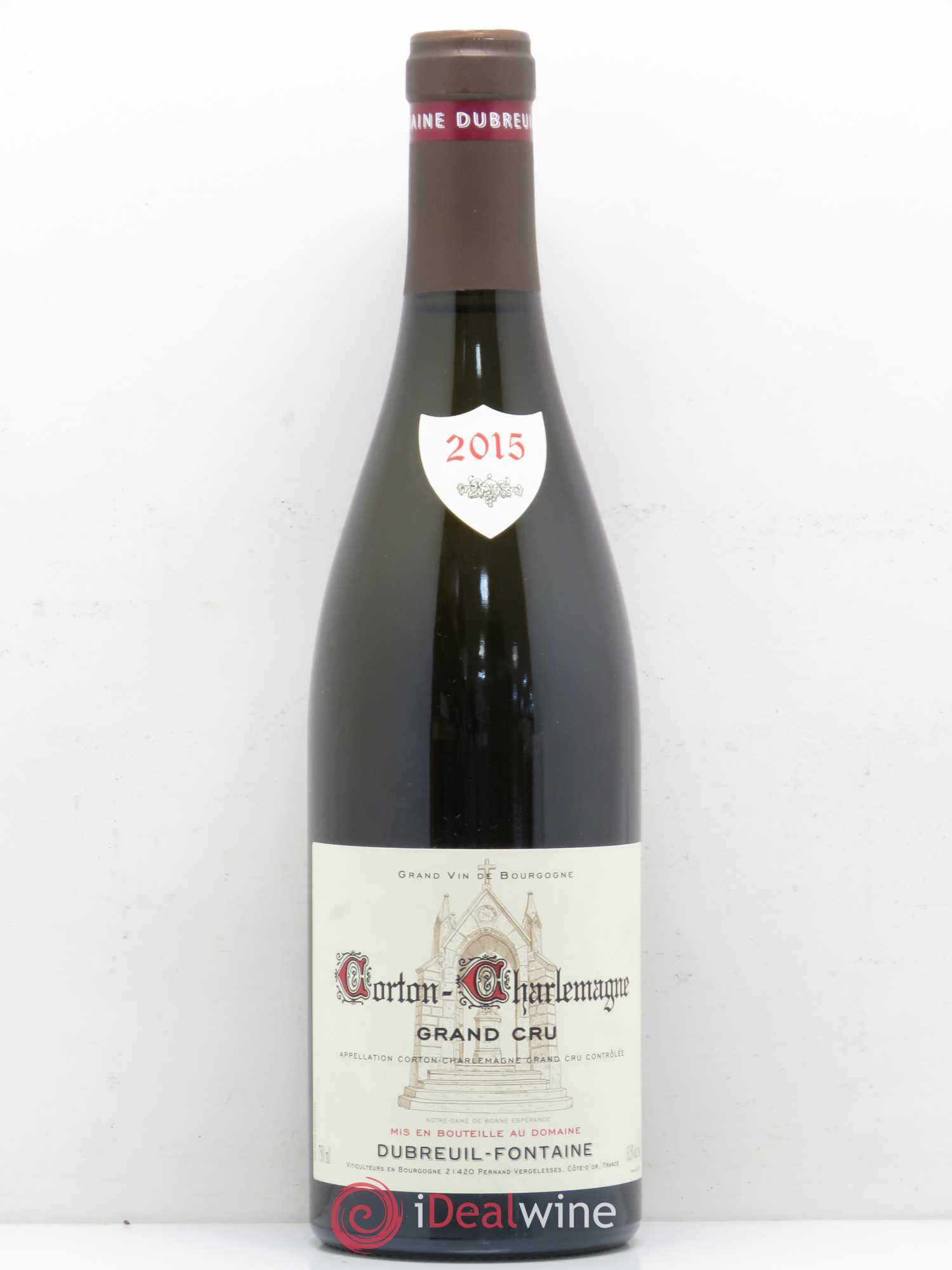 Corton-Charlemagne Grand Cru Domaine Dubreuil Fontaine (sans prix de réserve) 2015 - Lot de 1 bouteille - 0