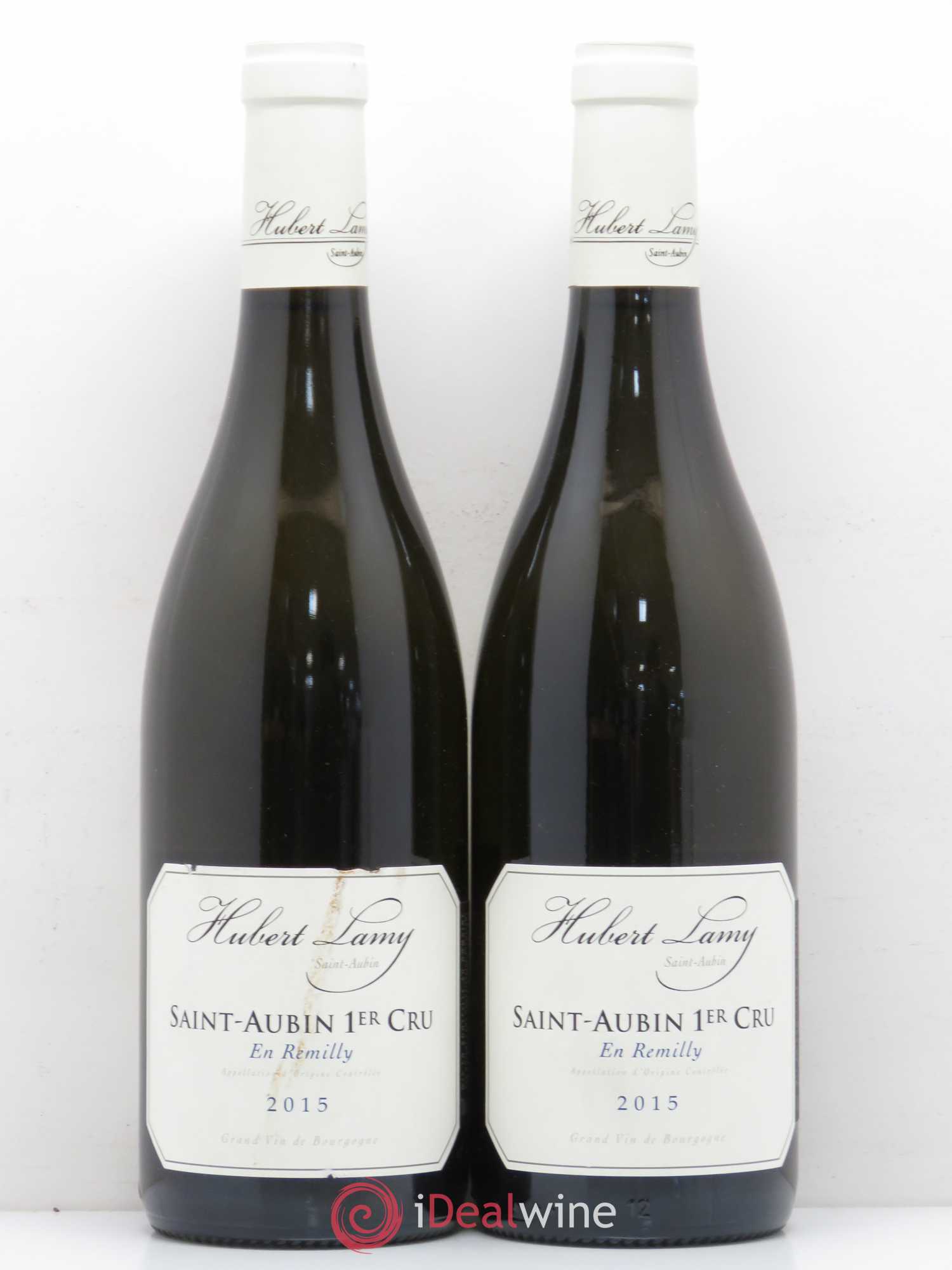 Saint-Aubin 1er Cru En Rémilly Hubert Lamy (sans prix de réserve) 2015 - Lot de 2 bouteilles - 0