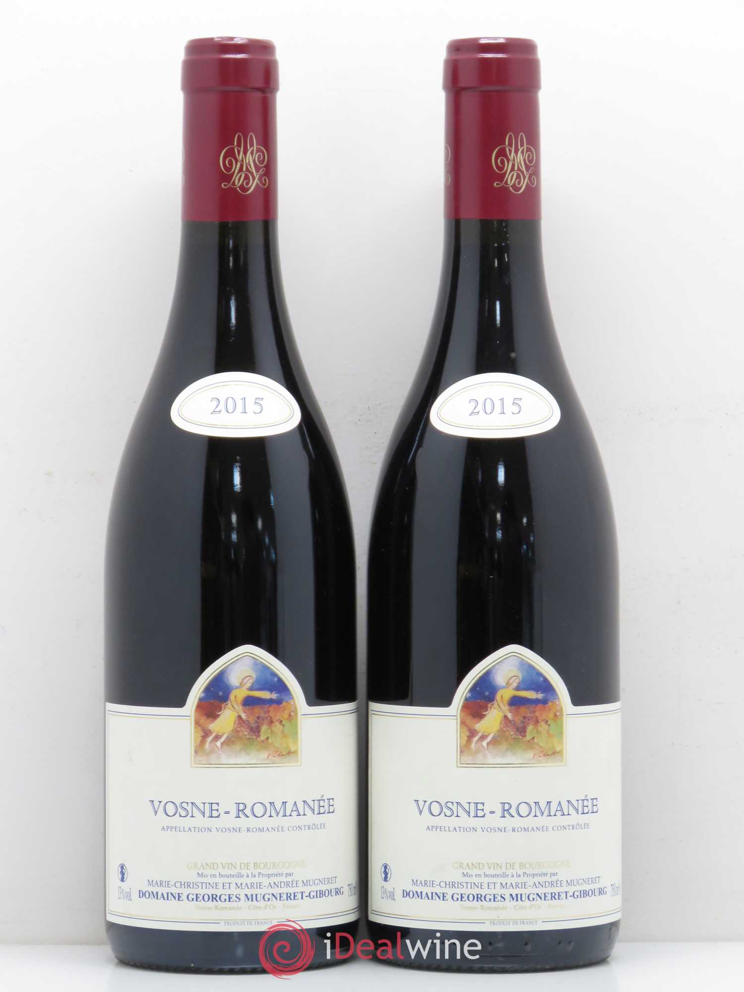 Vosne-Romanée Mugneret-Gibourg (Domaine) (sans prix de réserve) 2015 - Lot de 2 bouteilles - 0