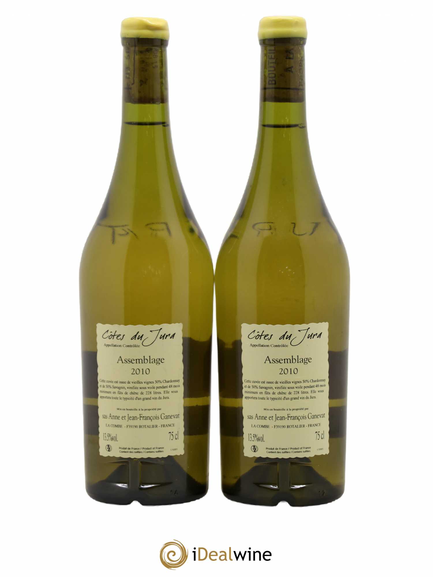Côtes du Jura Cuvée de Garde Jean-François Ganevat (Domaine) 2010 - Lot de 2 bouteilles - 1