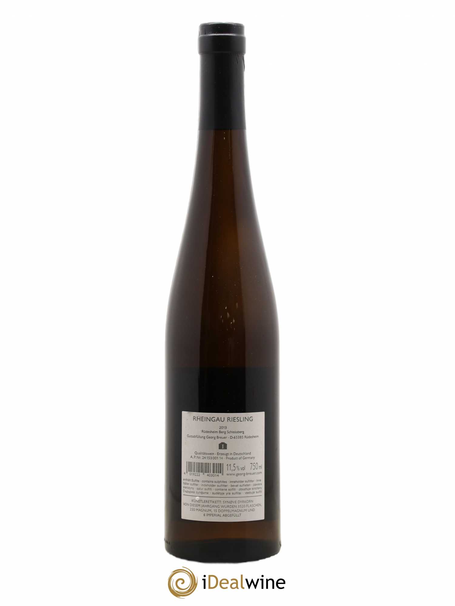 Riesling Berg Schlossberg Georg Breuer 2013 - Lot de 1 bouteille - 1