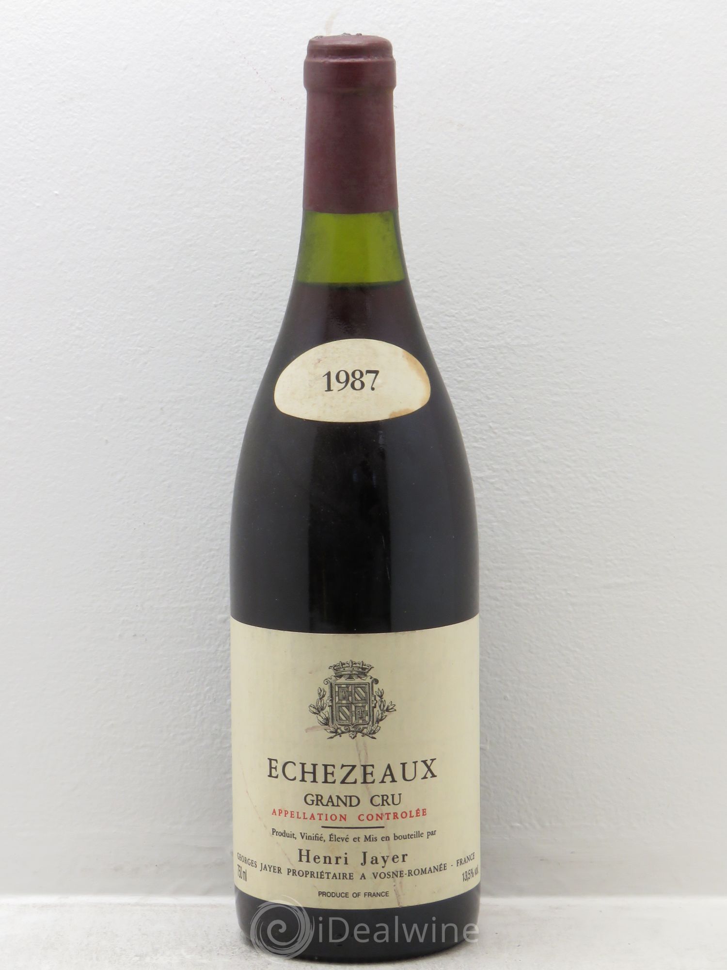 Echezeaux Grand Cru Henri Jayer 1987 - Lot de 1 bouteille - 0