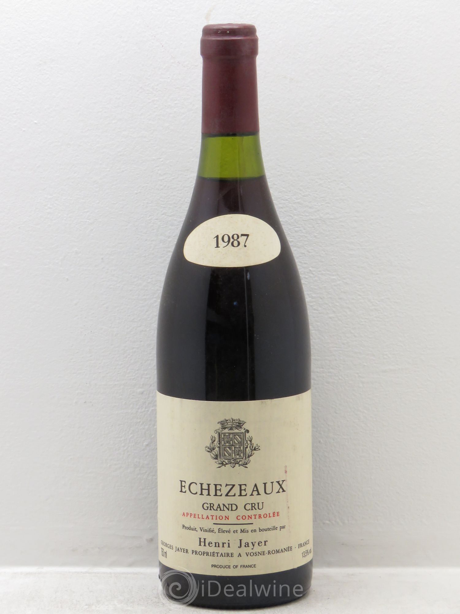 Echezeaux Grand Cru Henri Jayer 1987 - Lot de 1 bouteille - 0