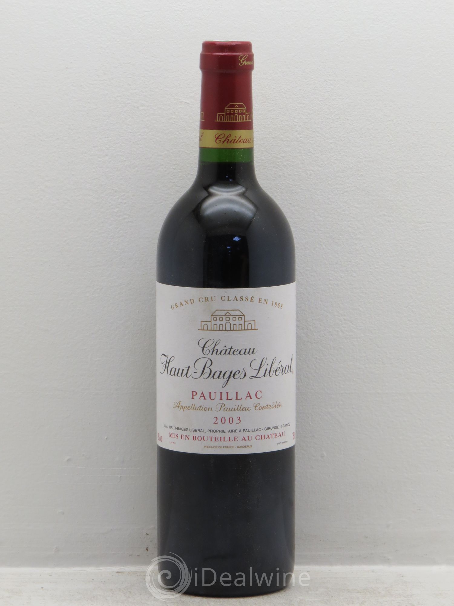Château Haut Bages Libéral 5ème Grand Cru Classé 2003 - Lot de 6 bouteilles - 0