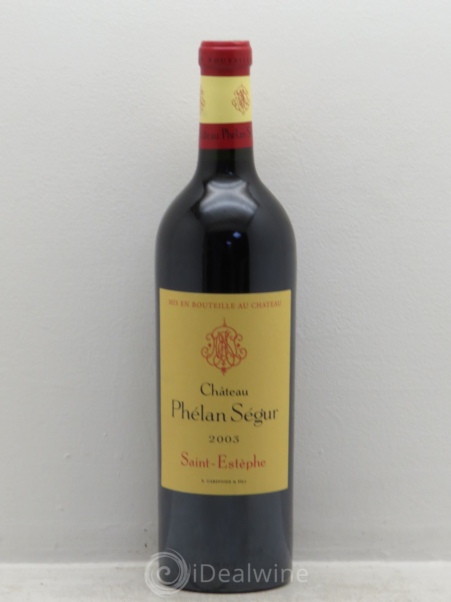 Château Phélan Ségur 2003 - Lot de 6 bouteilles - 0