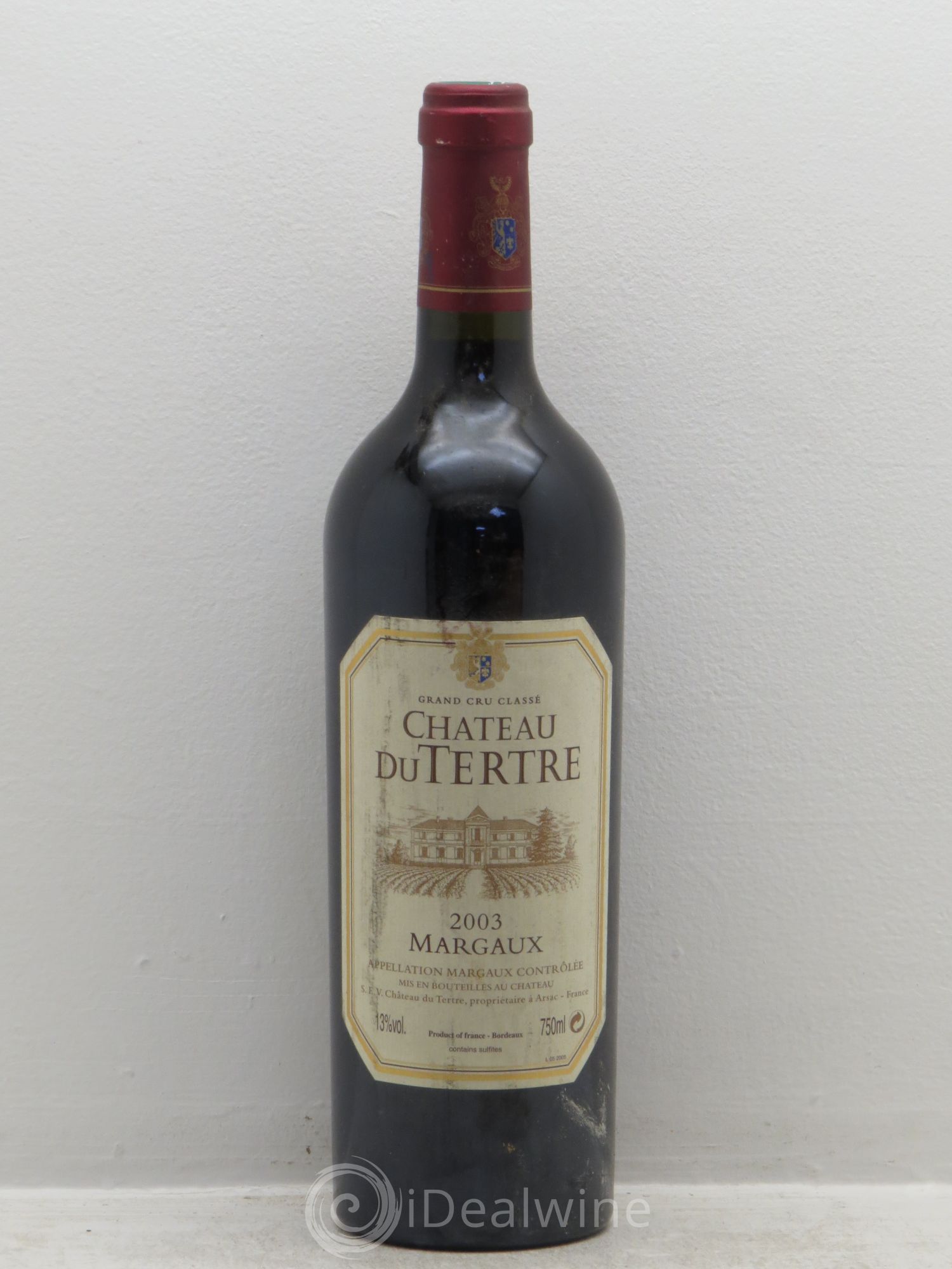 Château du Tertre 5ème Grand Cru Classé 2003 - Lot de 6 bouteilles - 0