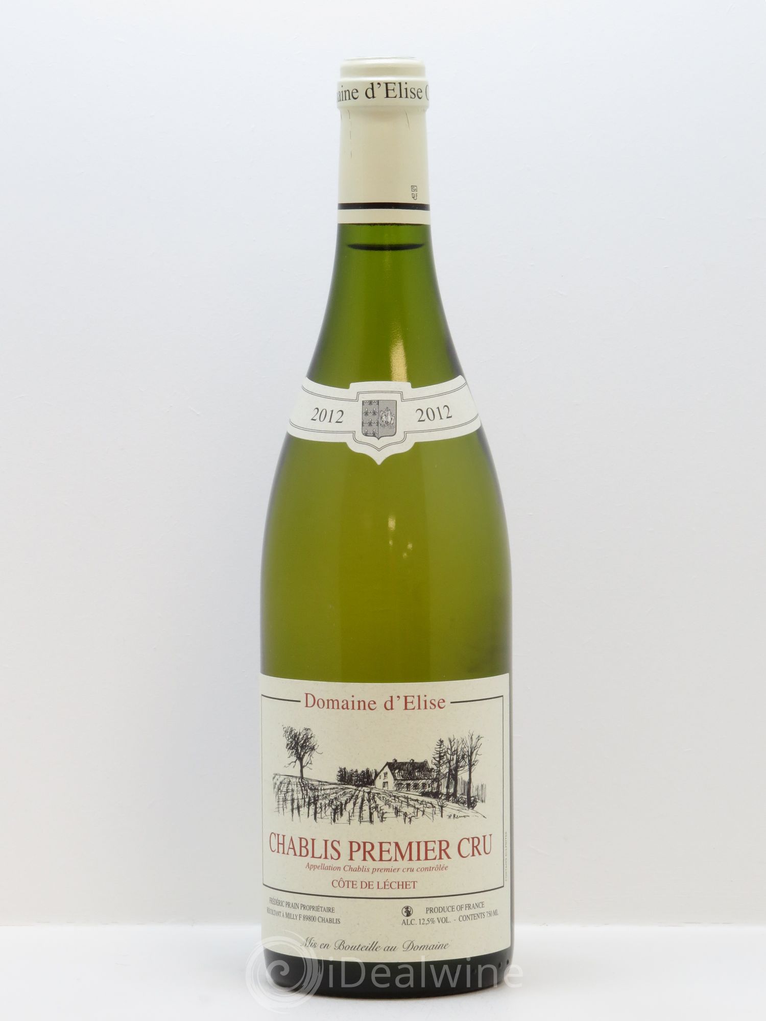 Chablis 1er Cru Côte de Léchet Elise (Domaine d') 2012 - Posten von 1 Flasche - 0
