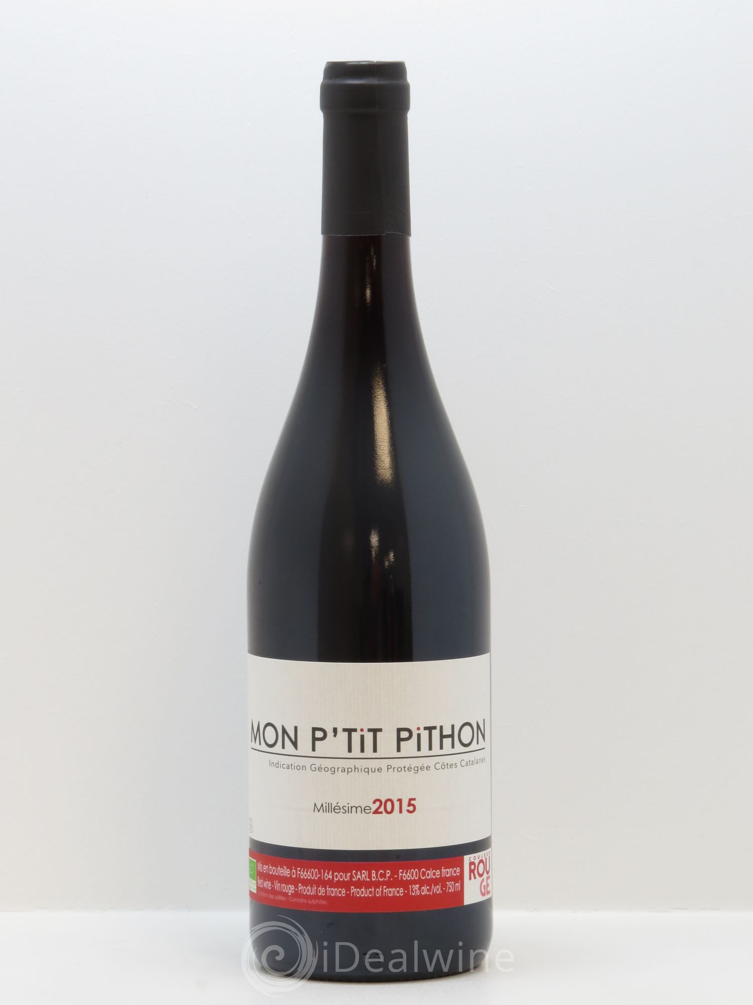 Côtes Catalanes Olivier Pithon Mon P'tit Pithon 2015 - Lot de 1 bouteille - 0