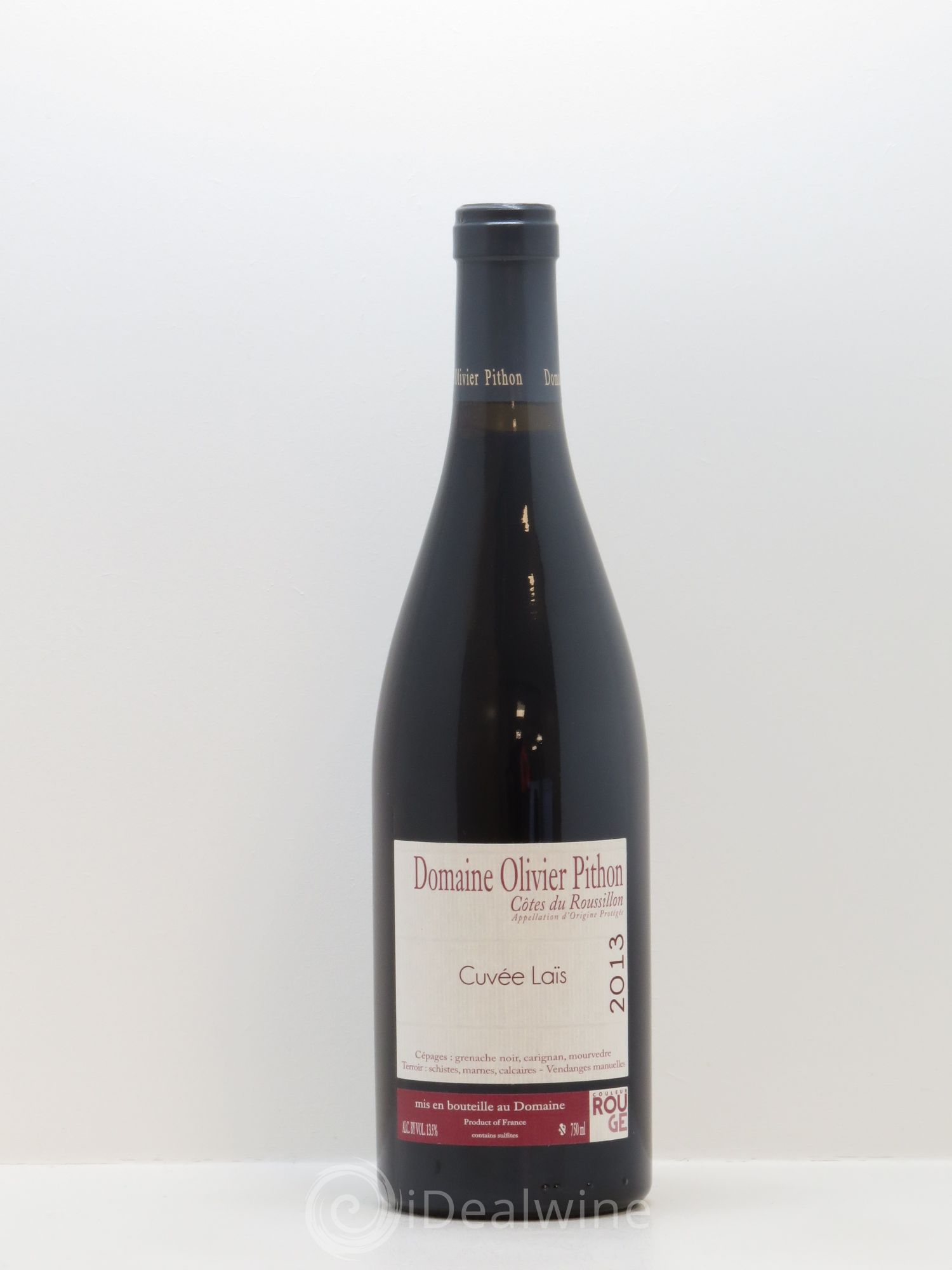 IGP Côtes du Roussillon Olivier Pithon Laïs 2013 - Lot de 1 bouteille - 0