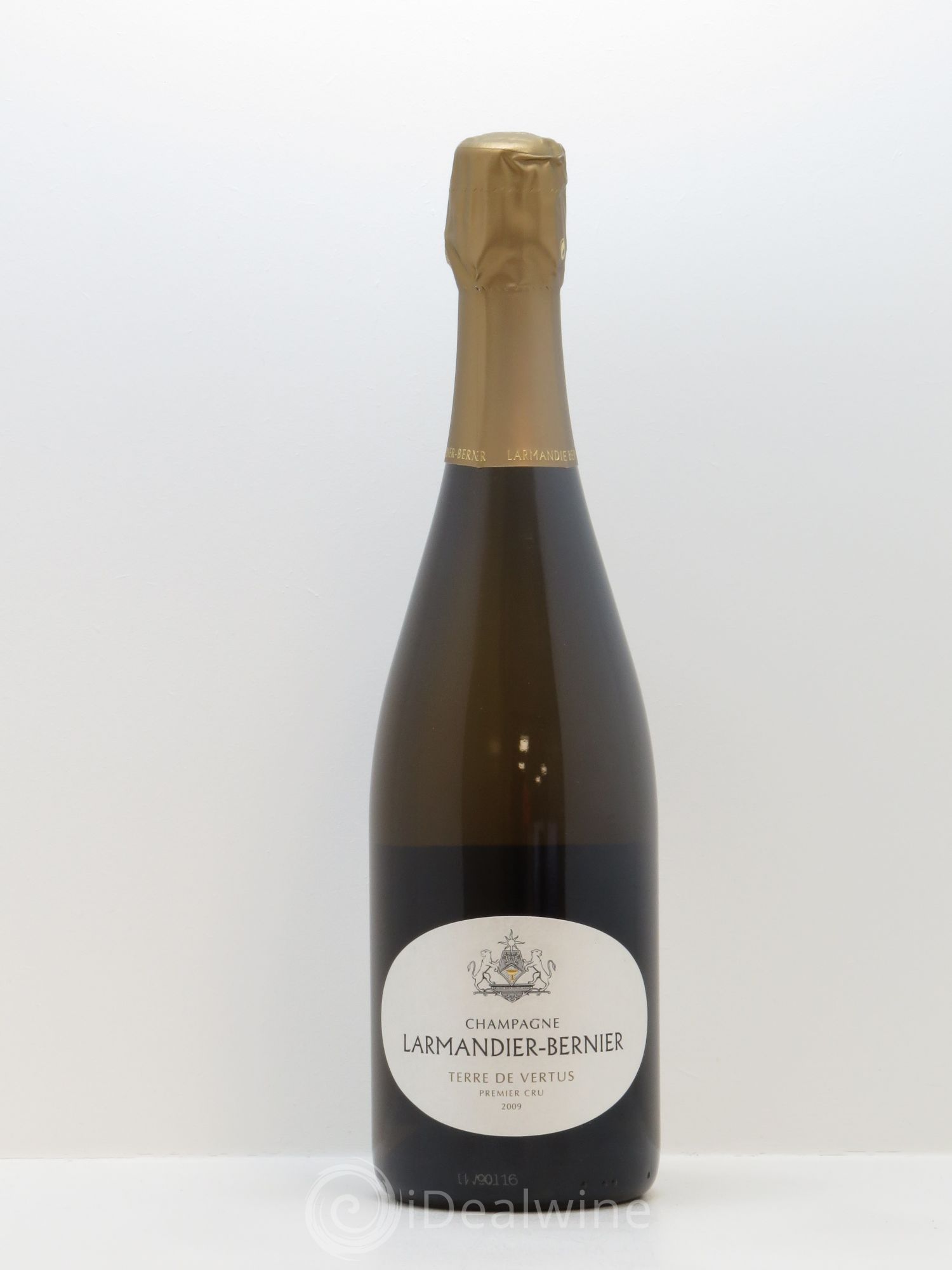 Terre de Vertus 1er Cru Non dosé Larmandier-Bernier 2009 - Lot de 1 bouteille - 0
