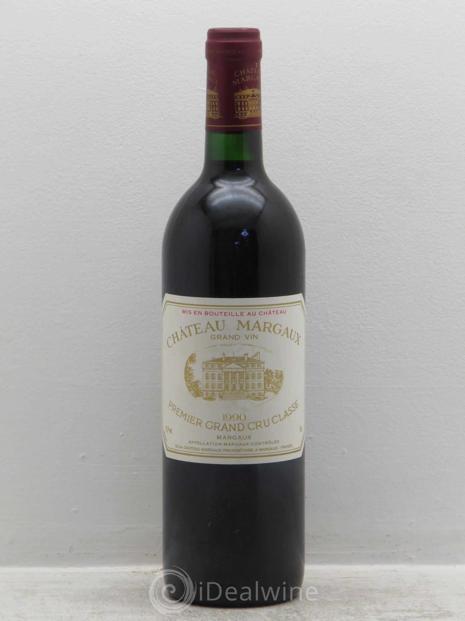 Château Margaux 1er Grand Cru Classé 1990 - Lot de 1 bouteille - 0