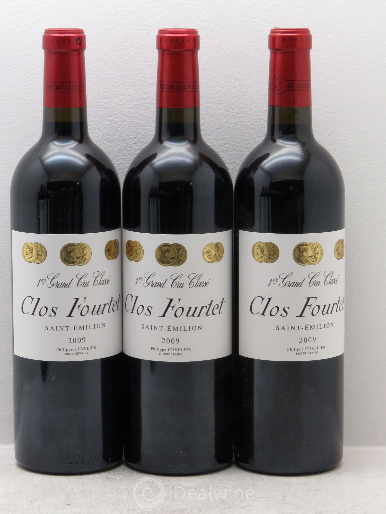Clos Fourtet 1er Grand Cru Classé B 2009 - Lot de 6 bouteilles - 1