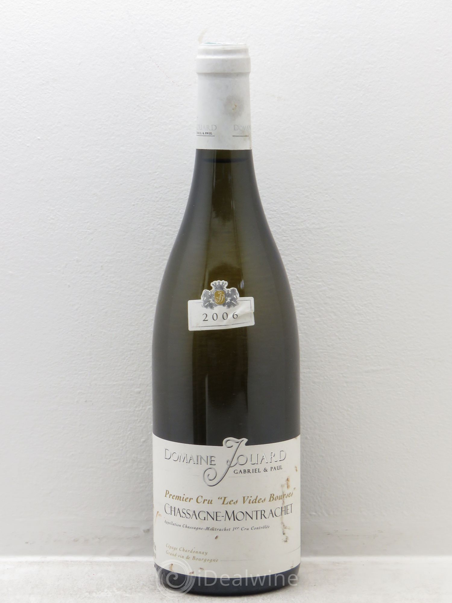 Chassagne-Montrachet 1er Cru Les Vides Bourses Jouard 2006 - Posten von 6 Flaschen - 0