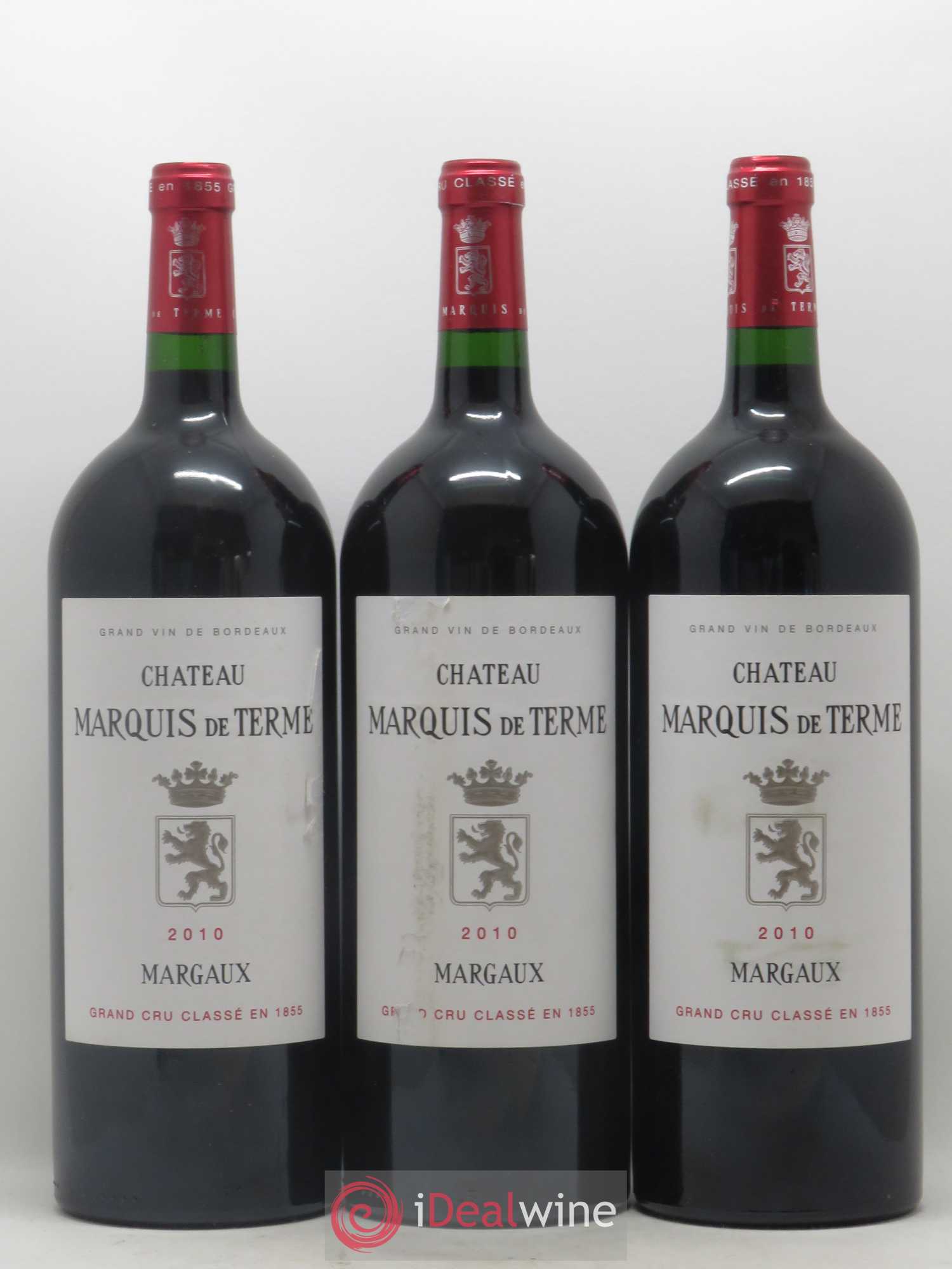 Château Marquis de Terme 4ème Grand Cru Classé 2010 - Lot de 6 magnums - 1