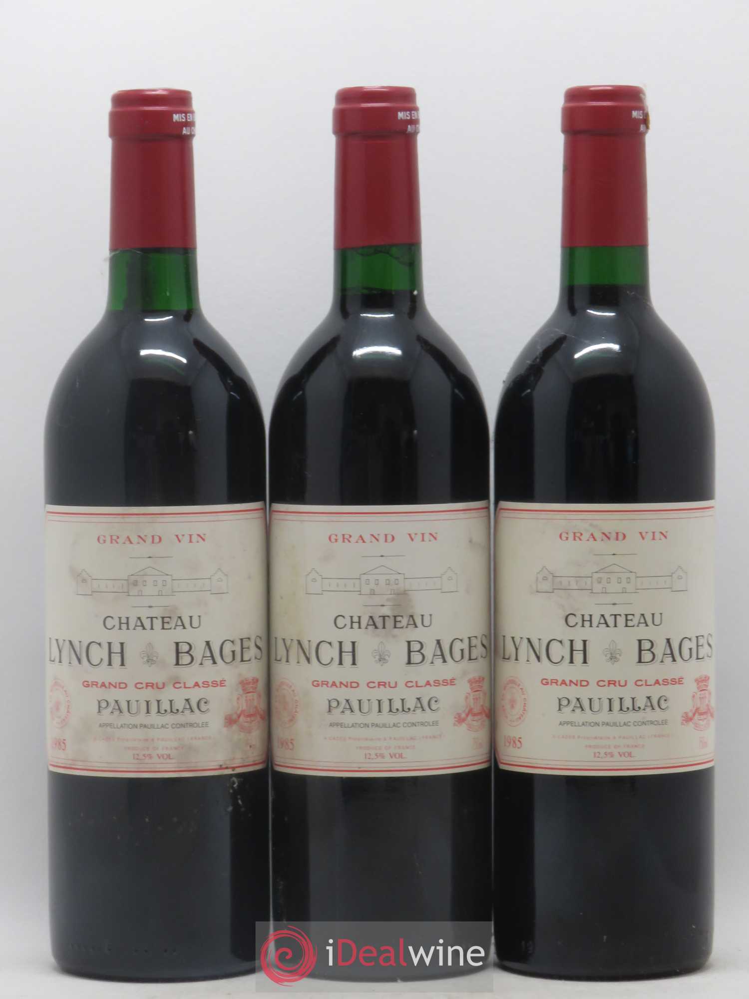 Château Lynch Bages 5ème Grand Cru Classé 1985 - Lot de 6 bouteilles - 1