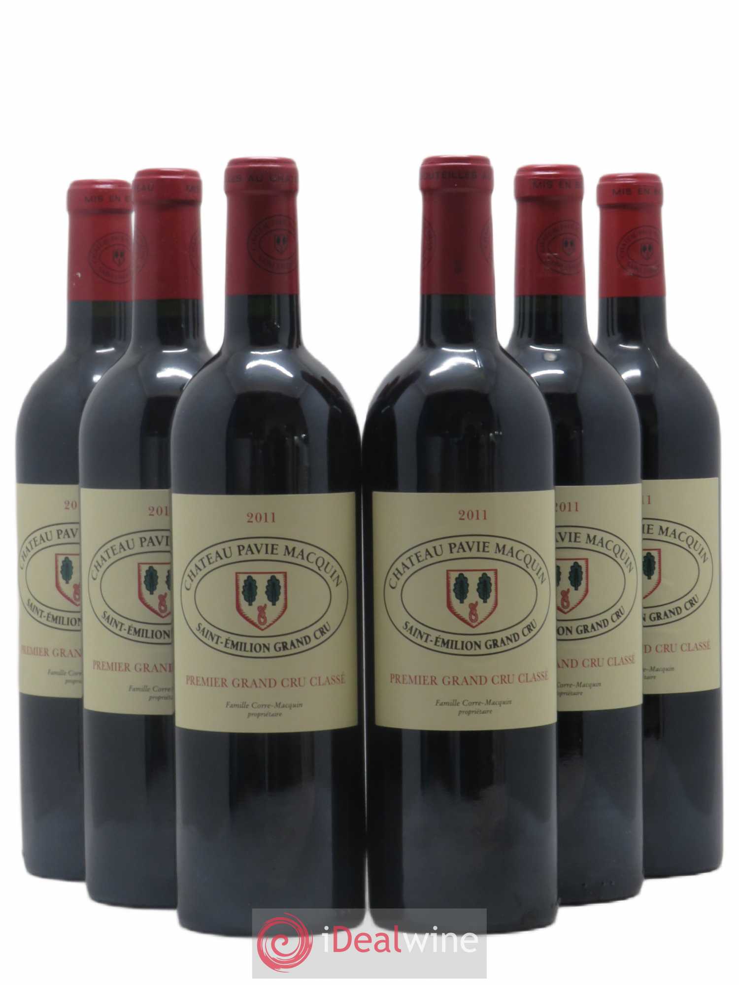 Château Pavie Macquin 1er Grand Cru Classé B 2011 - Lot de 6 bouteilles - 0