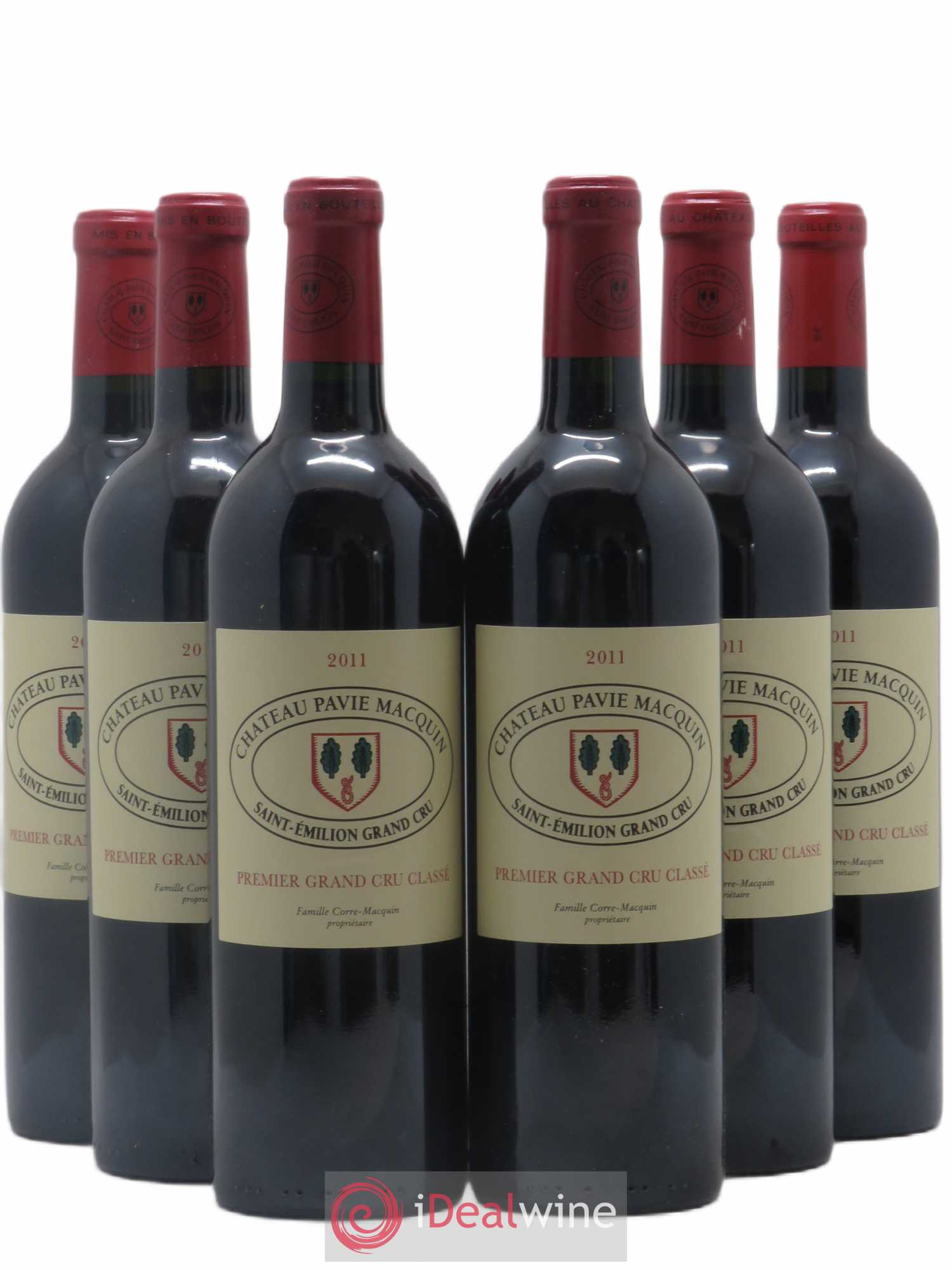 Château Pavie Macquin 1er Grand Cru Classé B 2011 - Lot de 6 bouteilles - 0