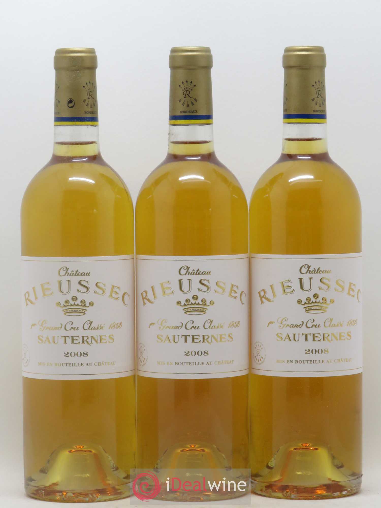 Château Rieussec 1er Grand Cru Classé 2008 - Lotto di 12 bottiglie - 1