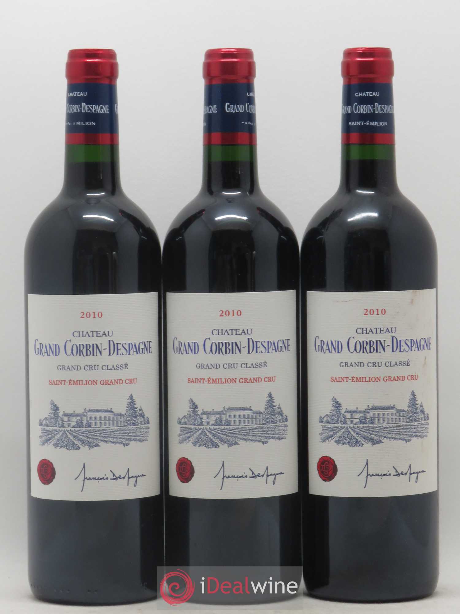 Château Grand Corbin Despagne Grand Cru Classé 2010 - Lot de 12 bouteilles - 2
