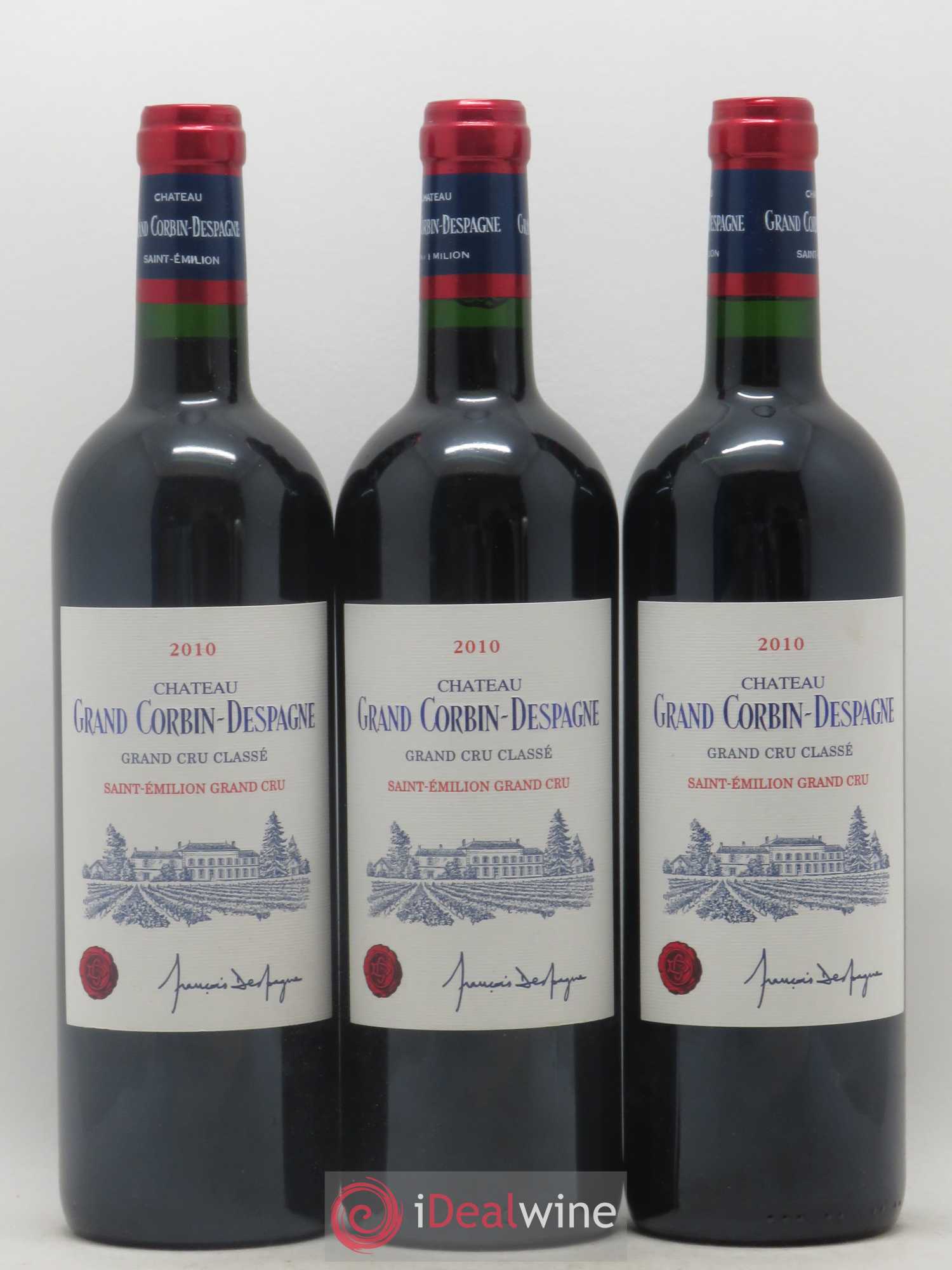 Château Grand Corbin Despagne Grand Cru Classé 2010 - Lot de 12 bouteilles - 3