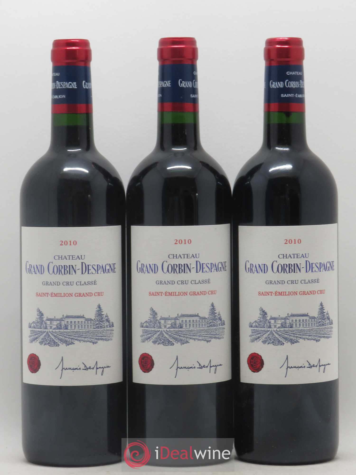 Château Grand Corbin Despagne Grand Cru Classé 2010 - Lot de 12 bouteilles - 4