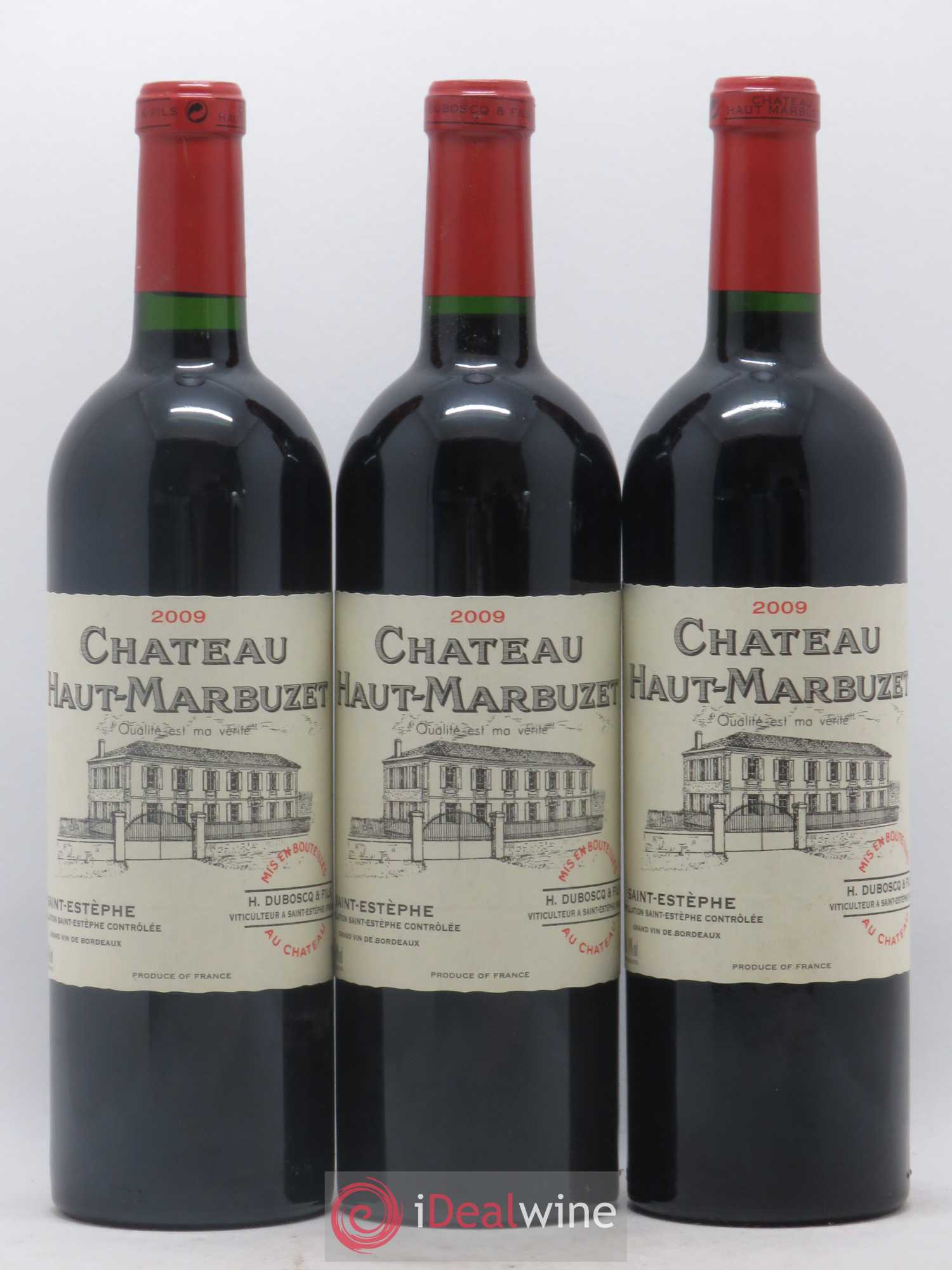 Château Haut Marbuzet 2009 - Lot de 12 bouteilles - 1