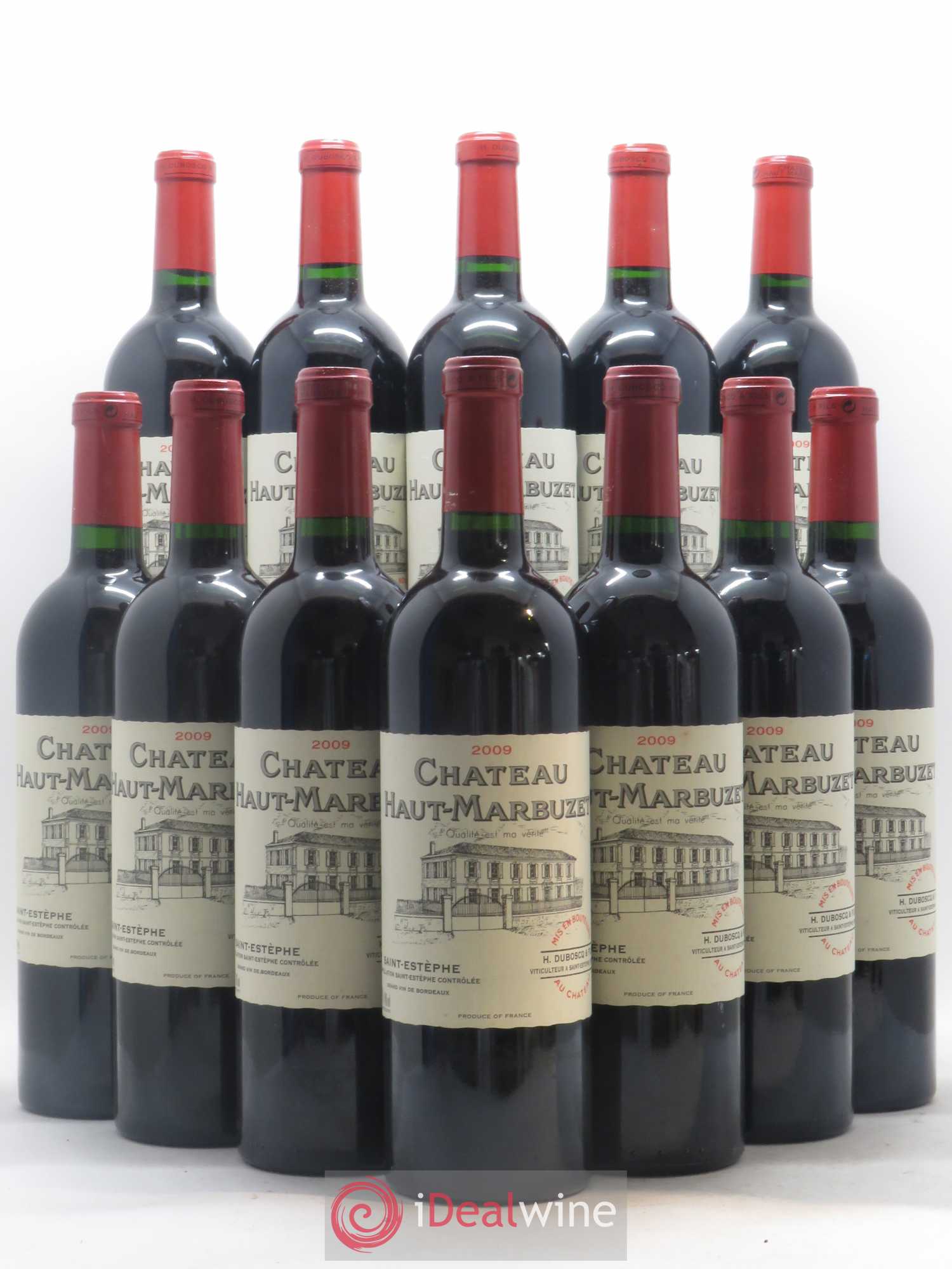 Château Haut Marbuzet 2009 - Lot de 12 bouteilles - 0