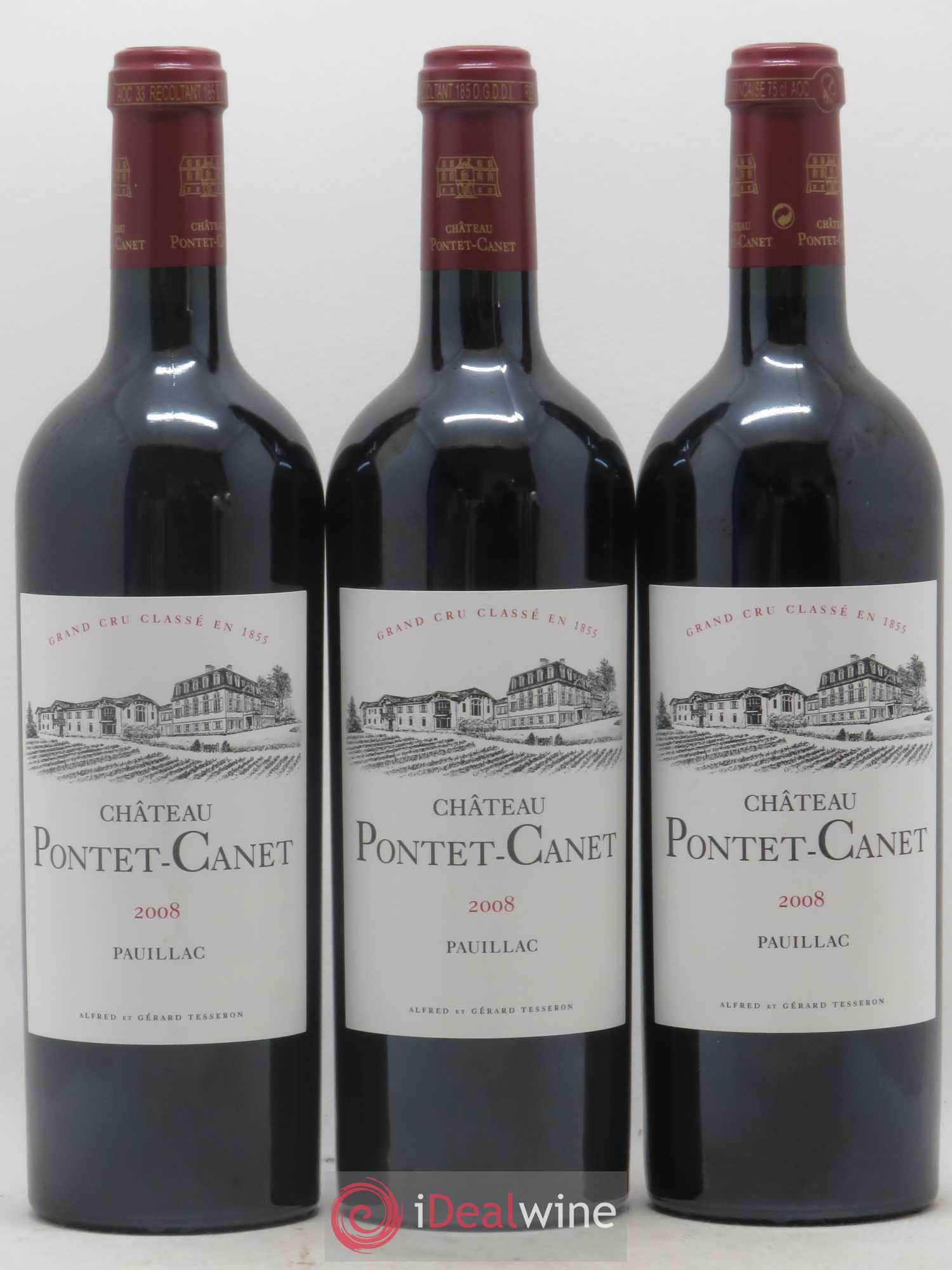 Château Pontet Canet 5ème Grand Cru Classé 2008 - Lot de 12 bouteilles - 4