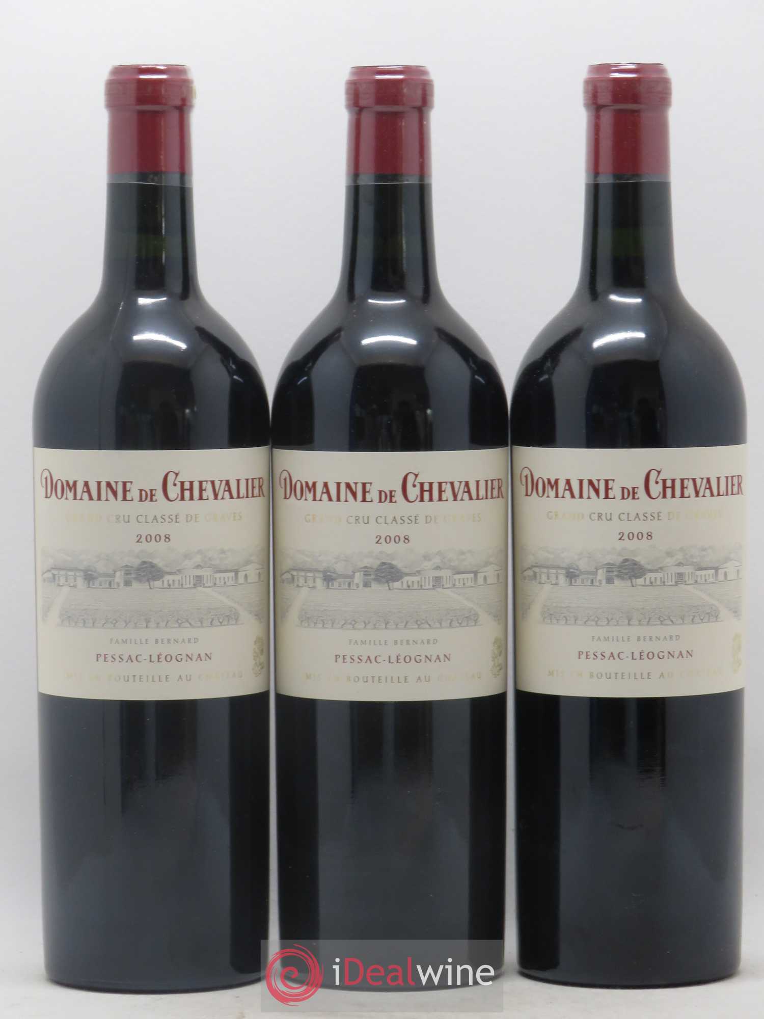 Domaine de Chevalier Cru Classé de Graves 2008 - Lot de 12 bouteilles - 1