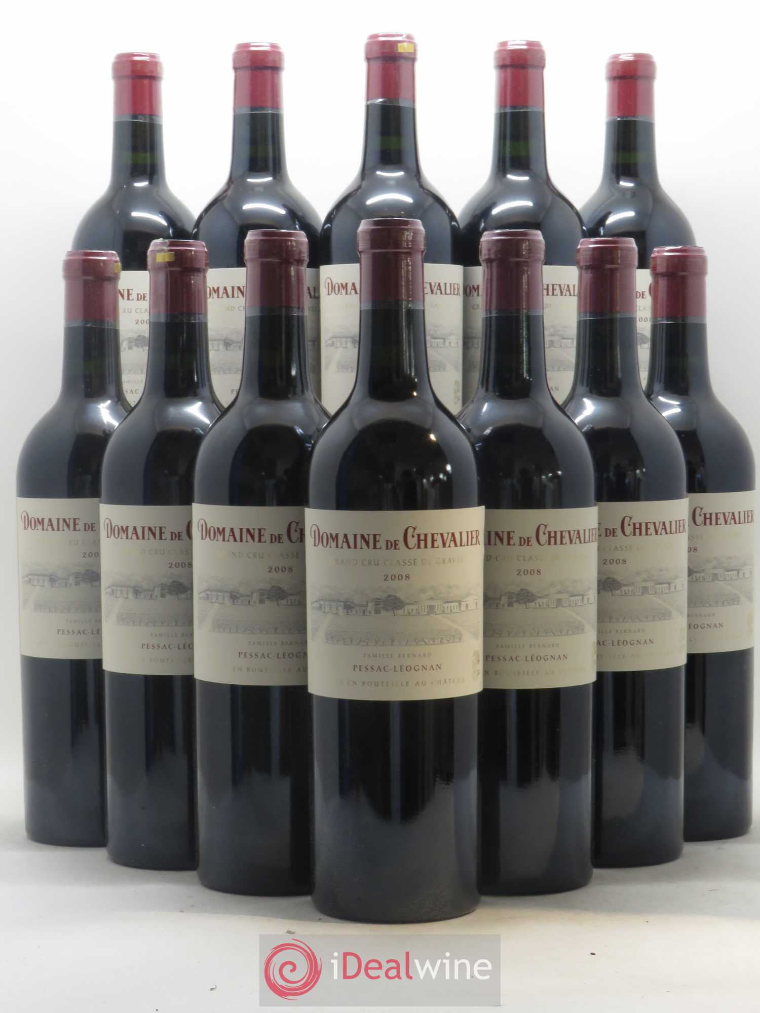 Domaine de Chevalier Cru Classé de Graves 2008 - Lot de 12 bouteilles - 0