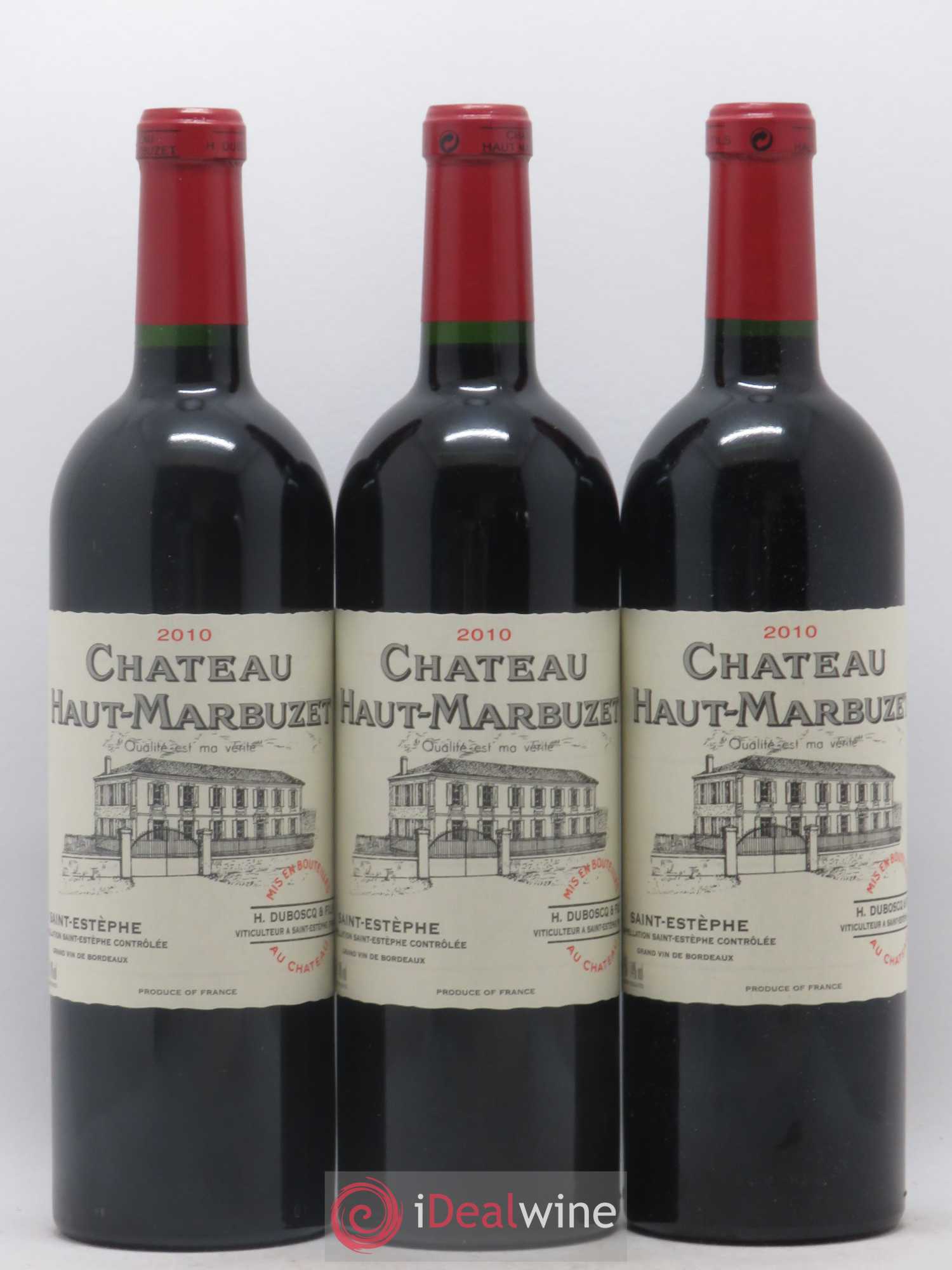 Château Haut Marbuzet 2010 - Lot de 12 bouteilles - 1