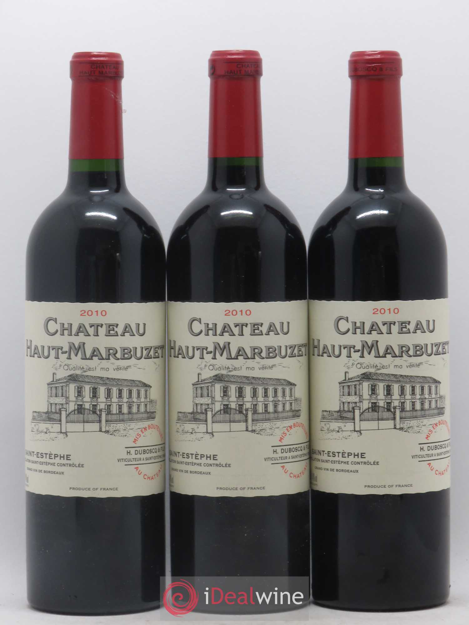 Château Haut Marbuzet 2010 - Lot de 12 bouteilles - 2