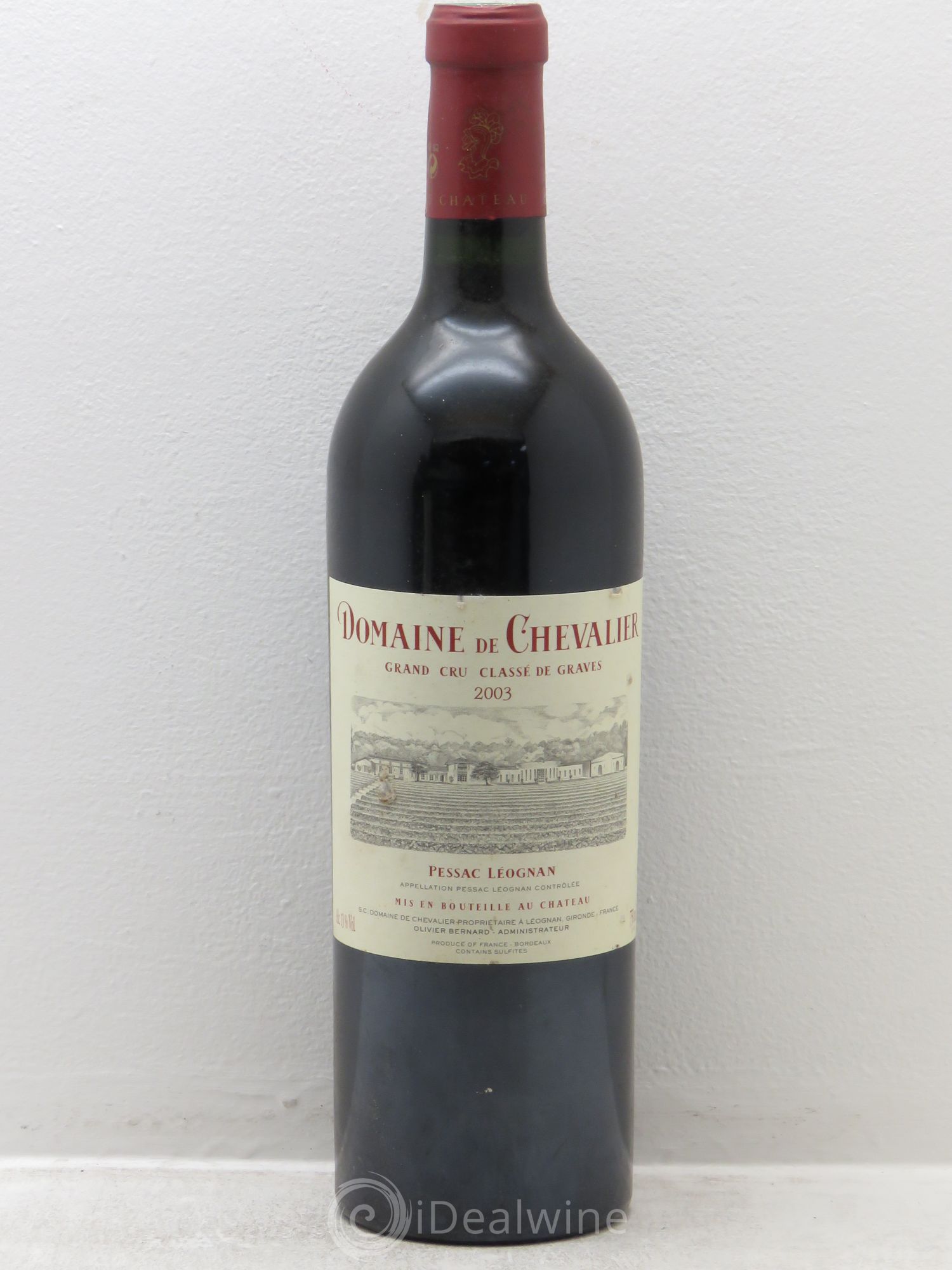 Domaine de Chevalier Cru Classé de Graves 2003 - Lot de 6 bouteilles - 0