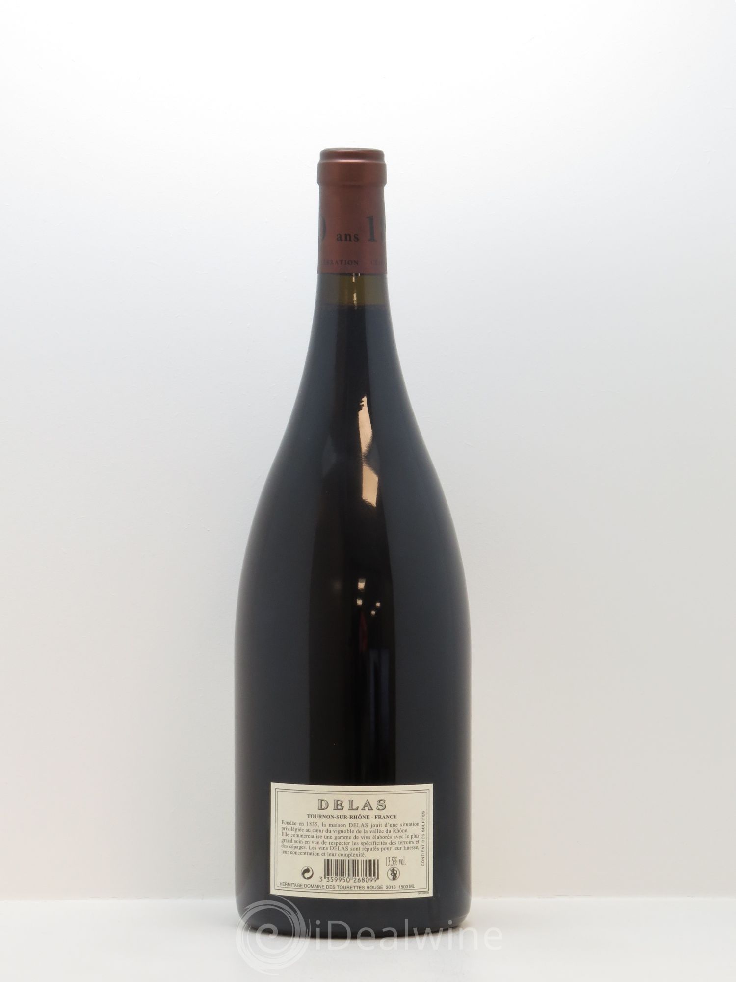 Hermitage Domaine des Tourettes Delas Frères 2013 - Lot de 1 magnum - 1