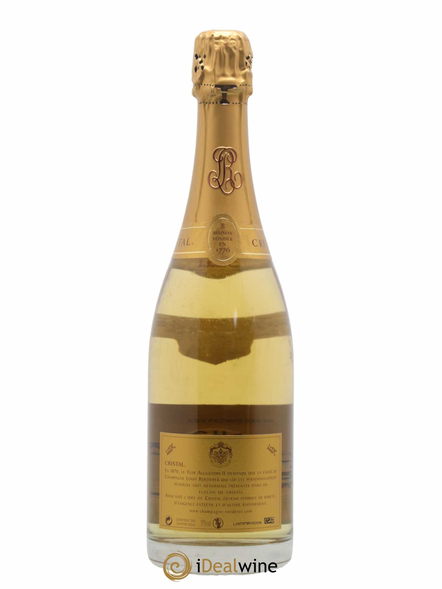Cristal Louis Roederer 2002 - Lot de 1 bouteille - 1