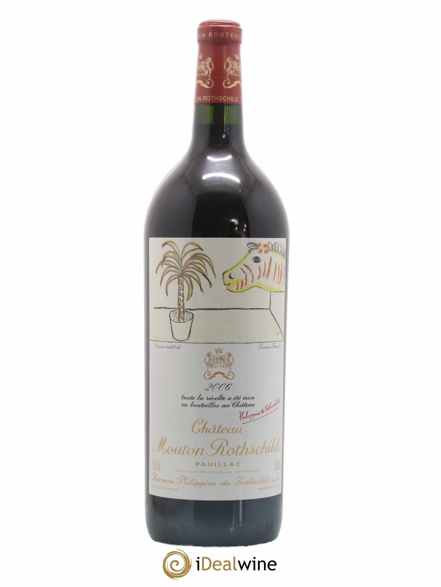 Château Mouton Rothschild 1er Grand Cru Classé 2006 - Lot de 1 magnum - 0